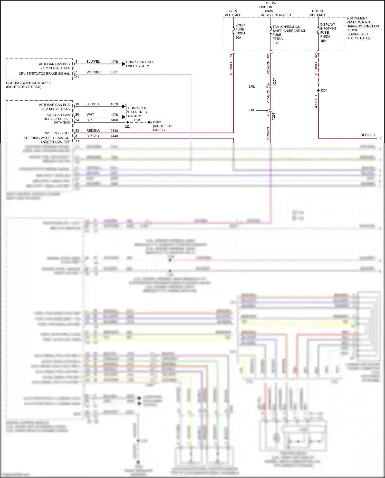 Cadillac CT5 I (2019-2024) engine cntrl sens 5 volt ref 1 wiring diagram  (1 of 1)