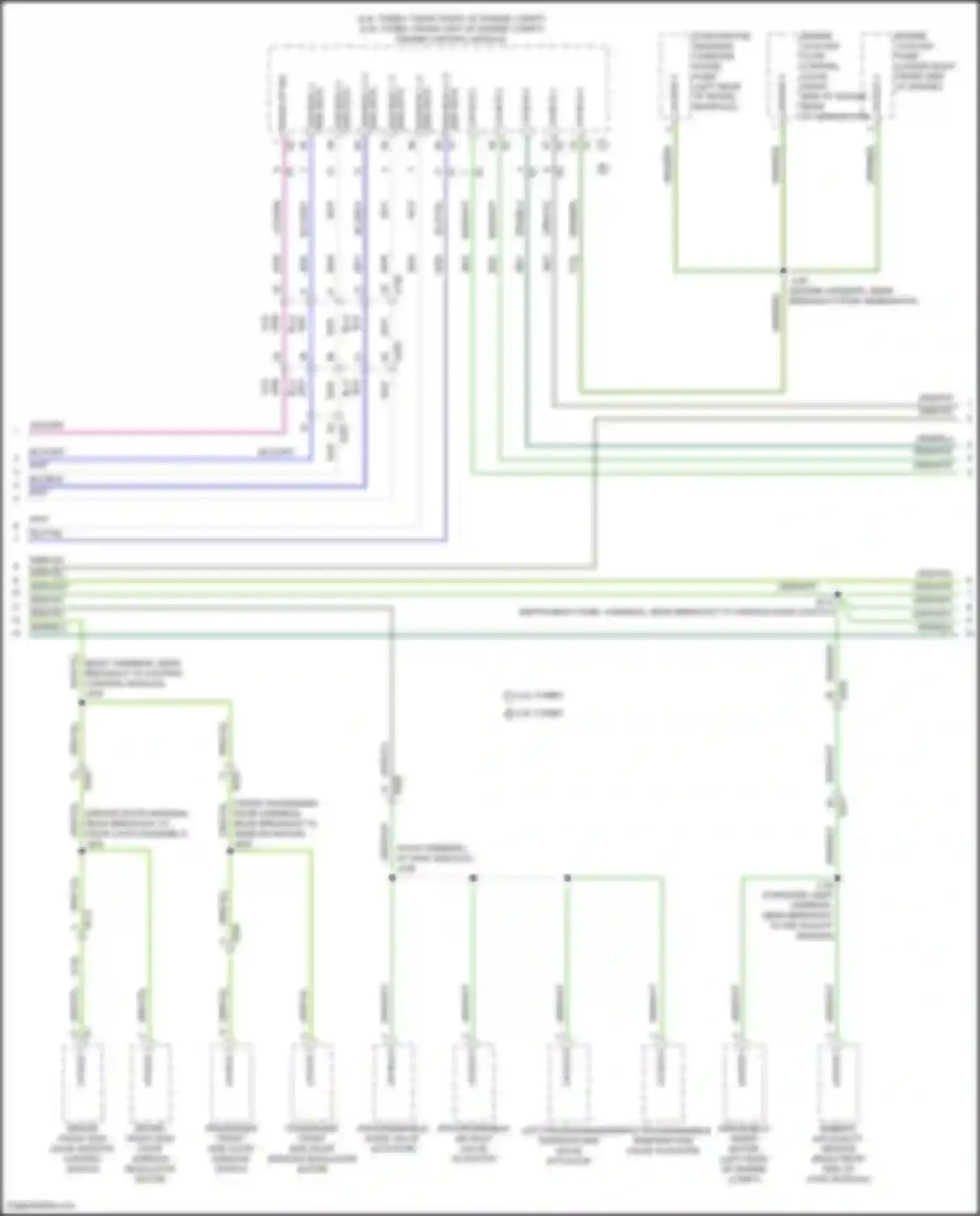 Wiring diagram lin bus 4 for Cadillac CT5 I (2019-2024)