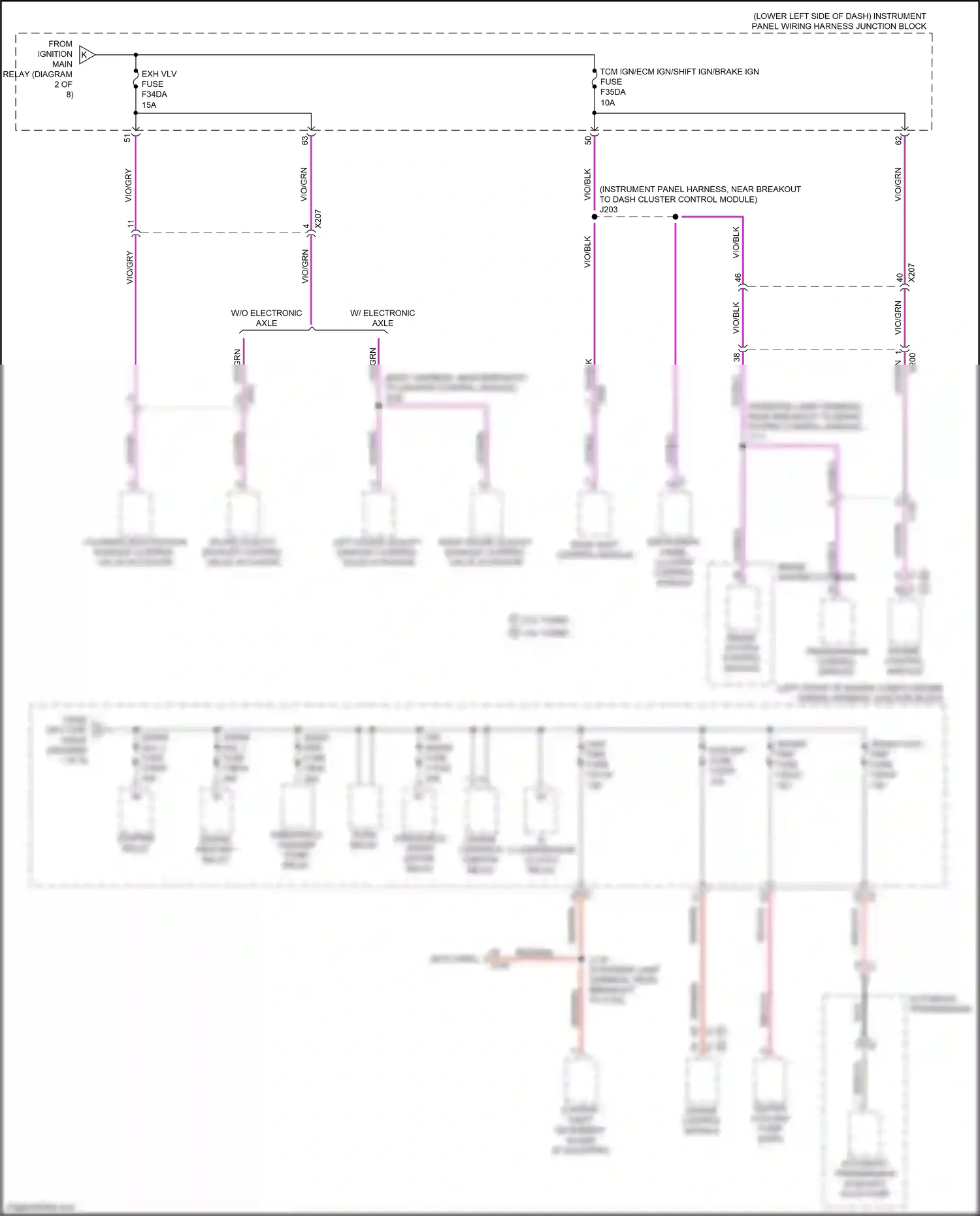 Cadillac CT5 I (2019-2024) engine restart relay wiring diagram  (3 of 4)