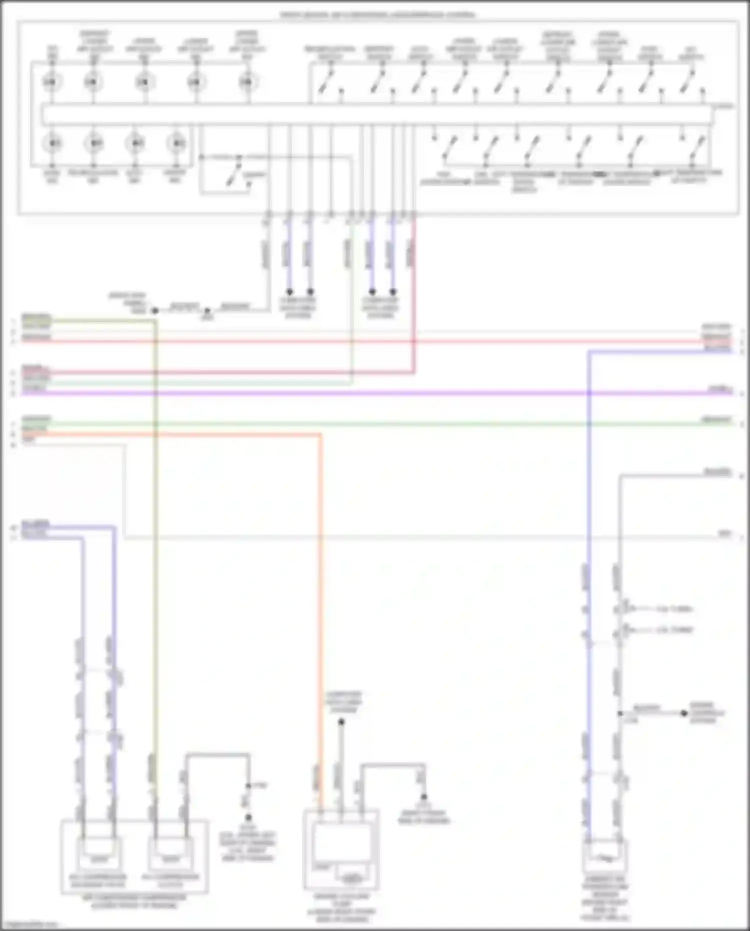 Wiring diagram auto switch for Cadillac CT5 I (2019-2024)
