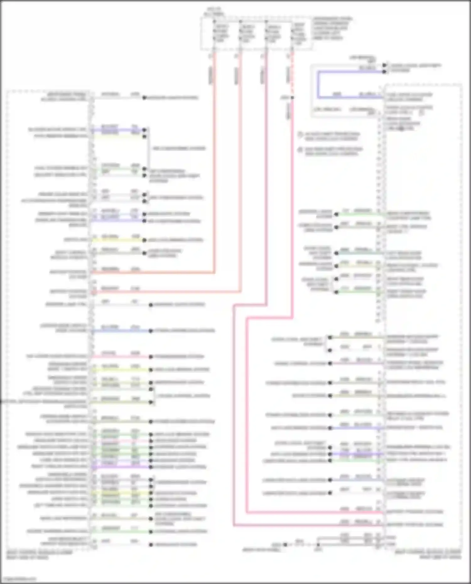 Wiring diagram horns system for Cadillac CT5 I (2019-2024) (2 of 4)