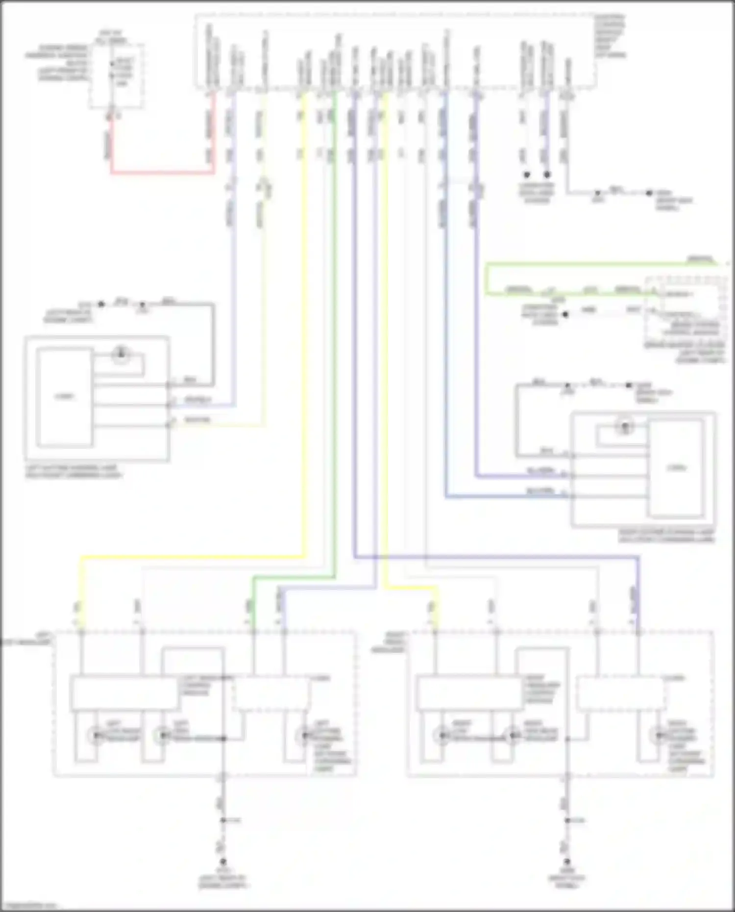 Wiring diagram lin bus 1 for Cadillac CT5 I (2019-2024)
