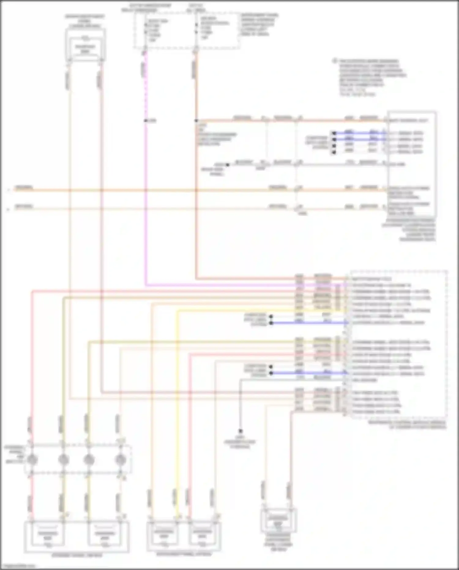 Wiring diagram drv knee mod hi ctrl for Cadillac CT5 I (2019-2024)