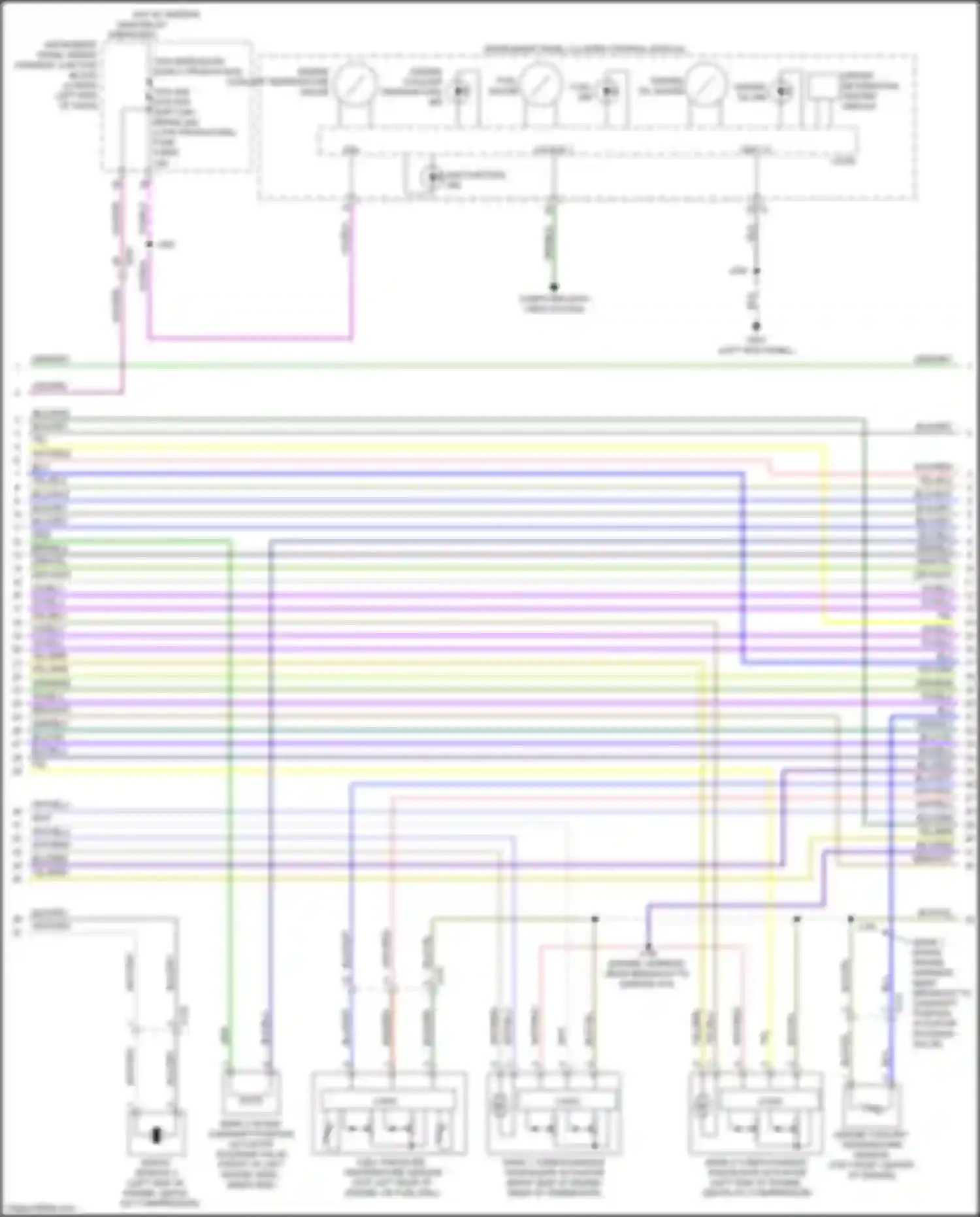 Wiring diagram knock sensor #2 for Cadillac CT5 I (2019-2024)
