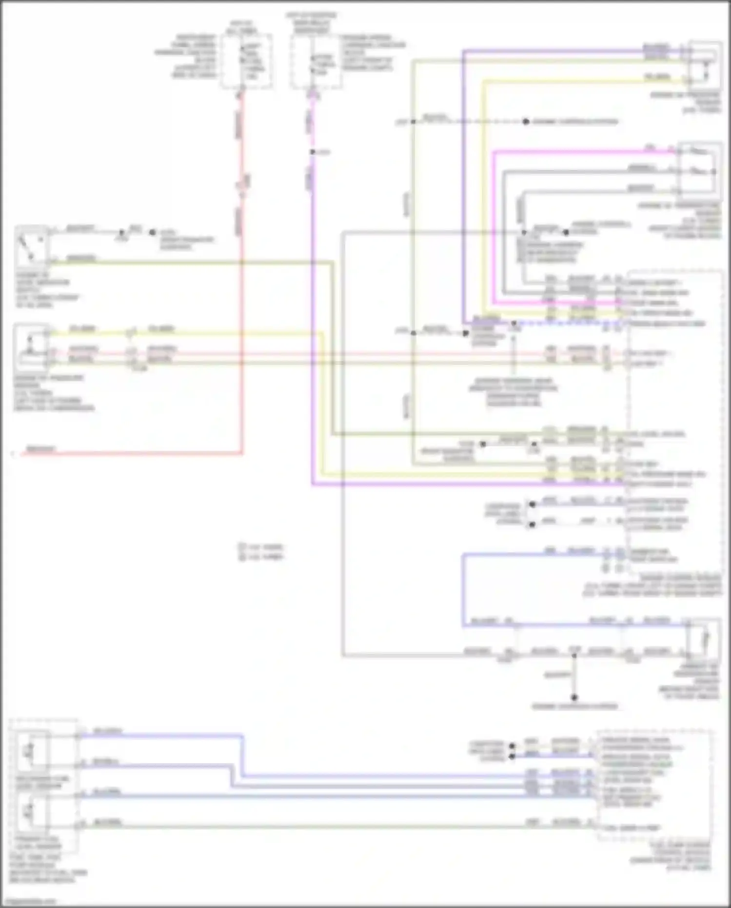 Wiring diagram engine control module for Cadillac CT5 I (2019-2024)