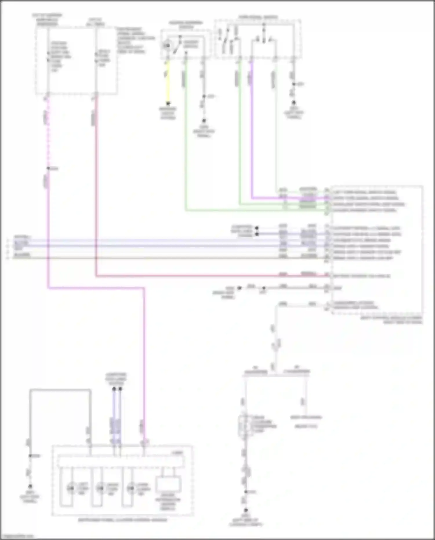 Wiring diagram brake apply sensor voltage ref for Cadillac CT5 I (2019-2024)