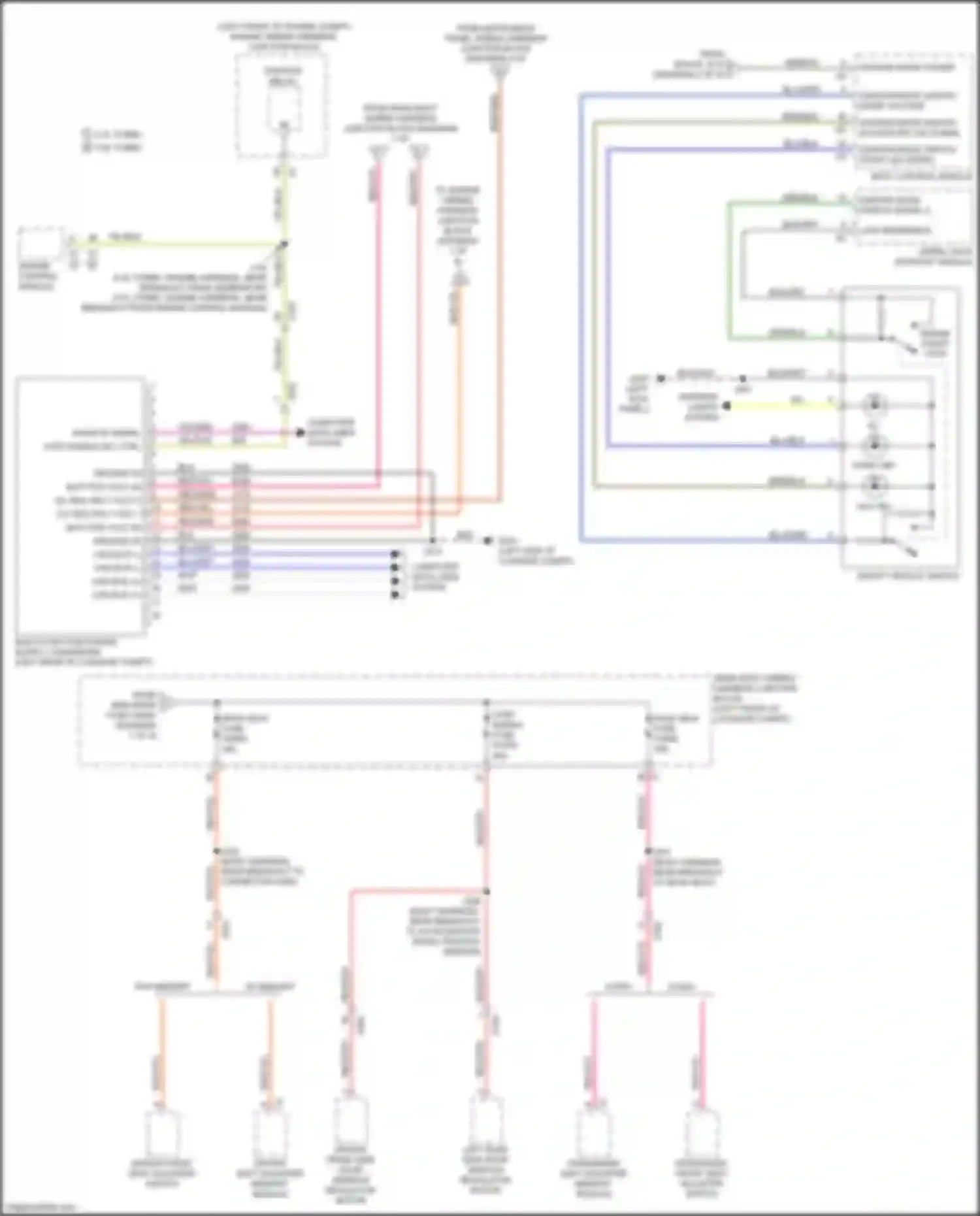 Wiring diagram wakeup signal for Cadillac CT5 I (2019-2024)