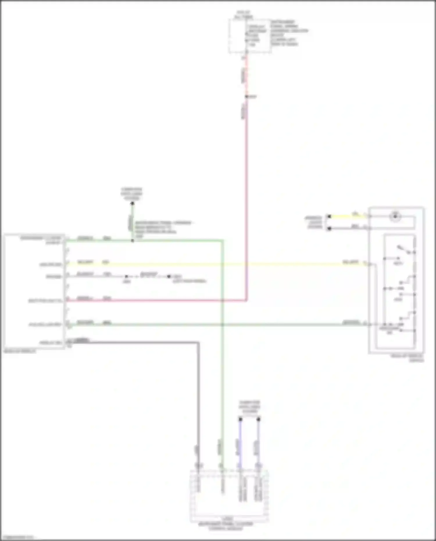 Wiring diagram hud sw low ref for Cadillac CT5 I (2019-2024)