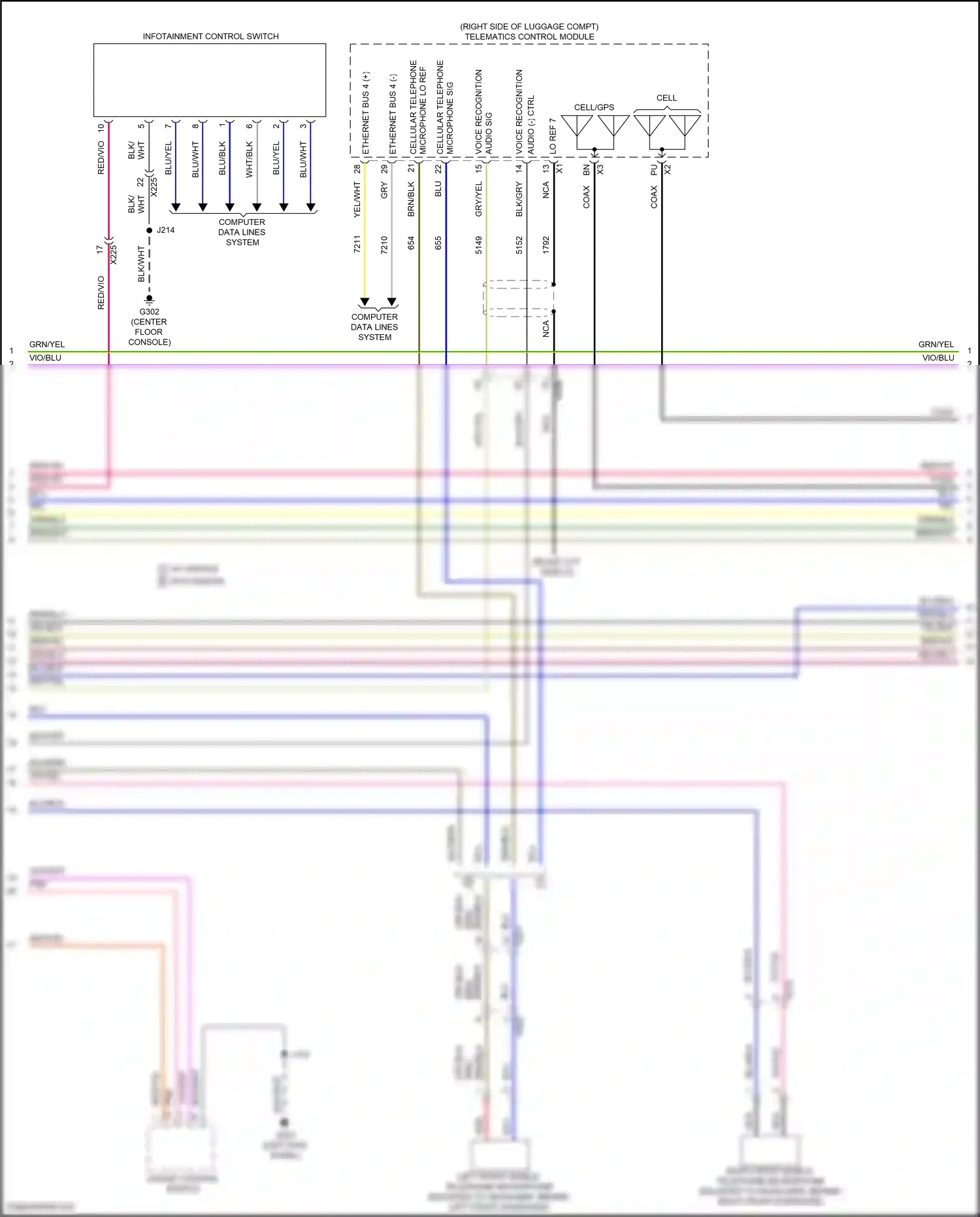 Cadillac CT5 I (2019-2024) lo ref 7 wiring diagram  (1 of 4)