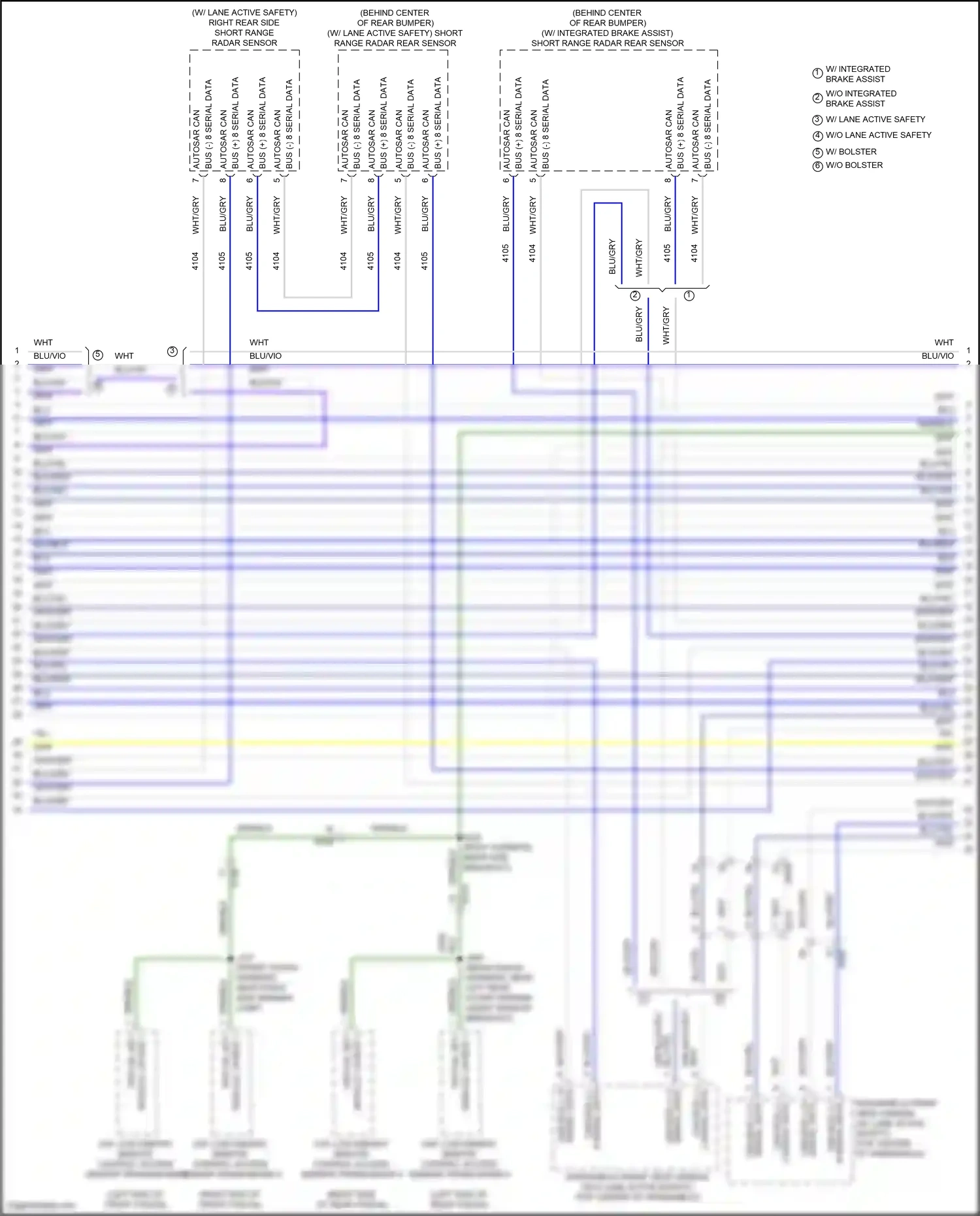 Cadillac CT5 I (2019-2024) module lin bus 1 wiring diagram  (1 of 1)