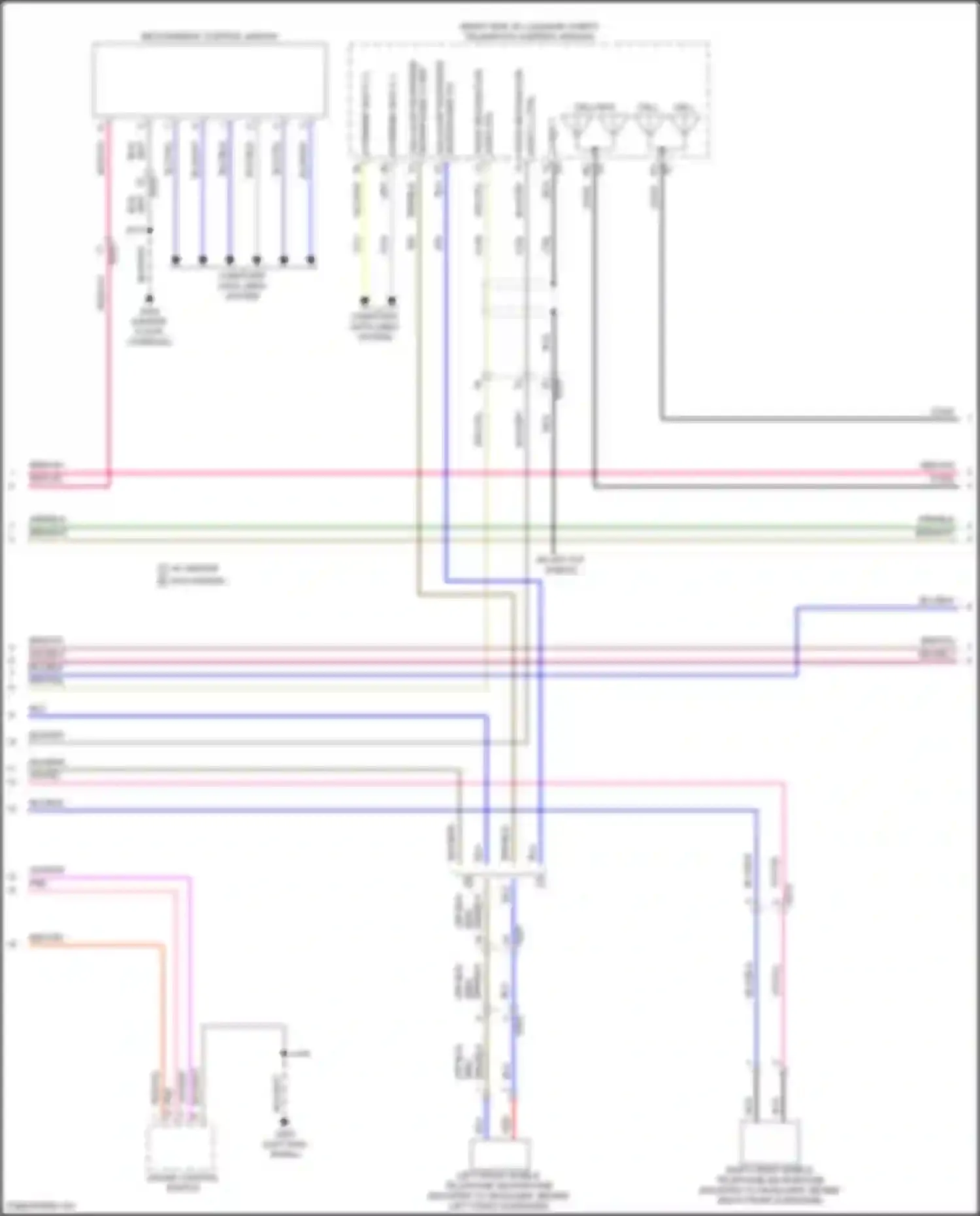 Wiring diagram red for Cadillac CT5 I (2019-2024) (10 of 24)