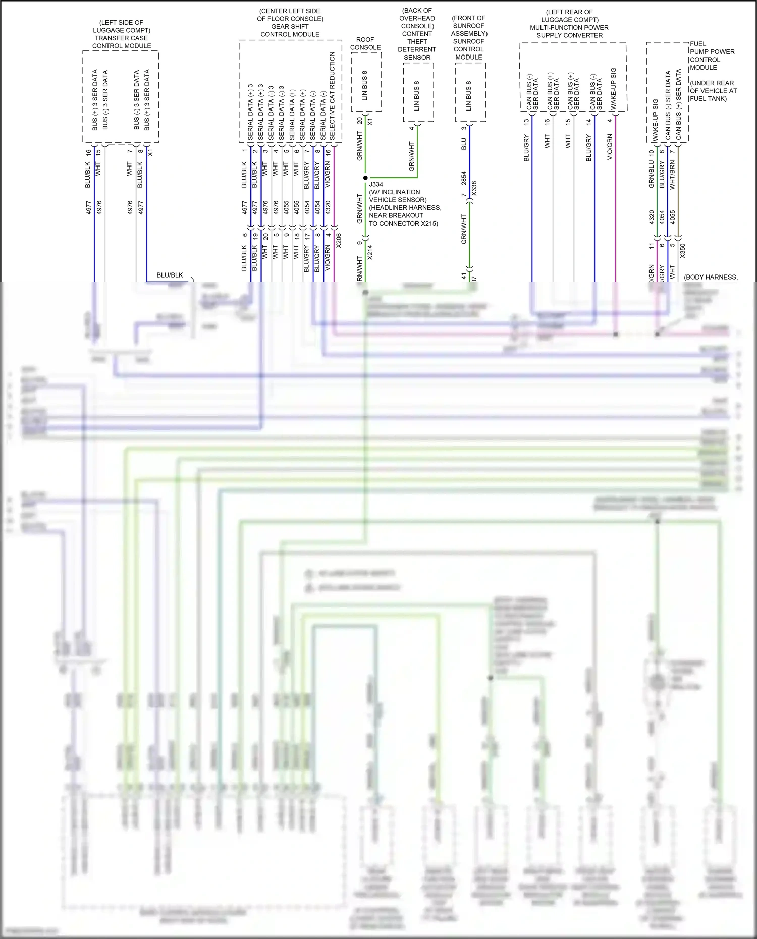 Cadillac CT5 I (2019-2024) remote function actuator module wiring diagram  (2 of 5)