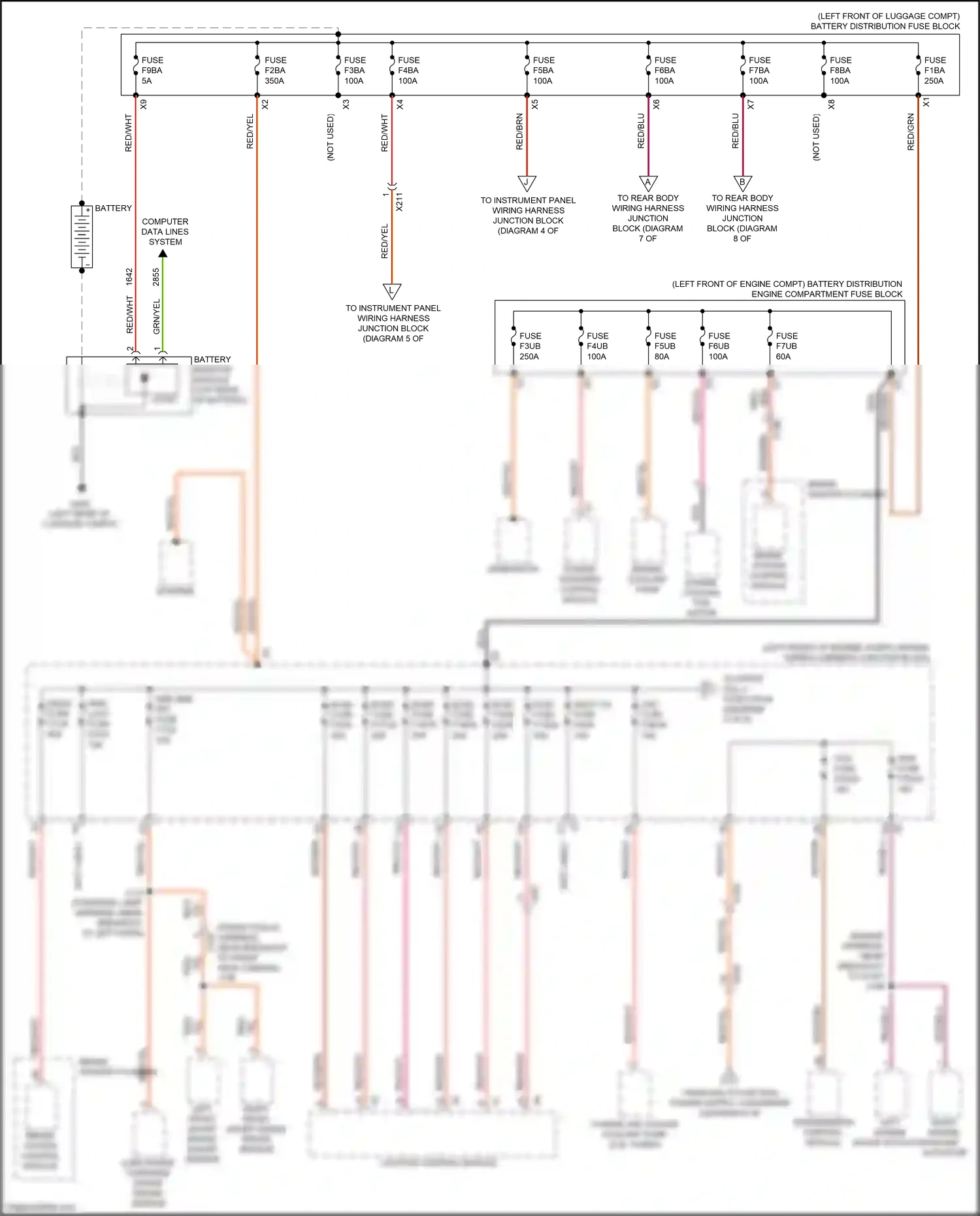 Cadillac CT5 I (2019-2024) right front short range radar sensor wiring diagram  (4 of 4)