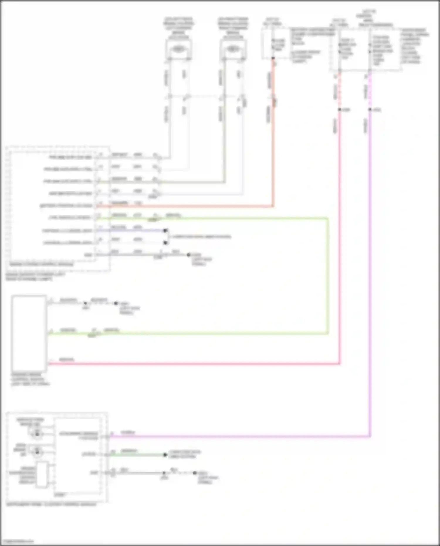 Wiring diagram run/crank ignition 1 voltage for Cadillac CT5 I (2019-2024) (1 of 1)