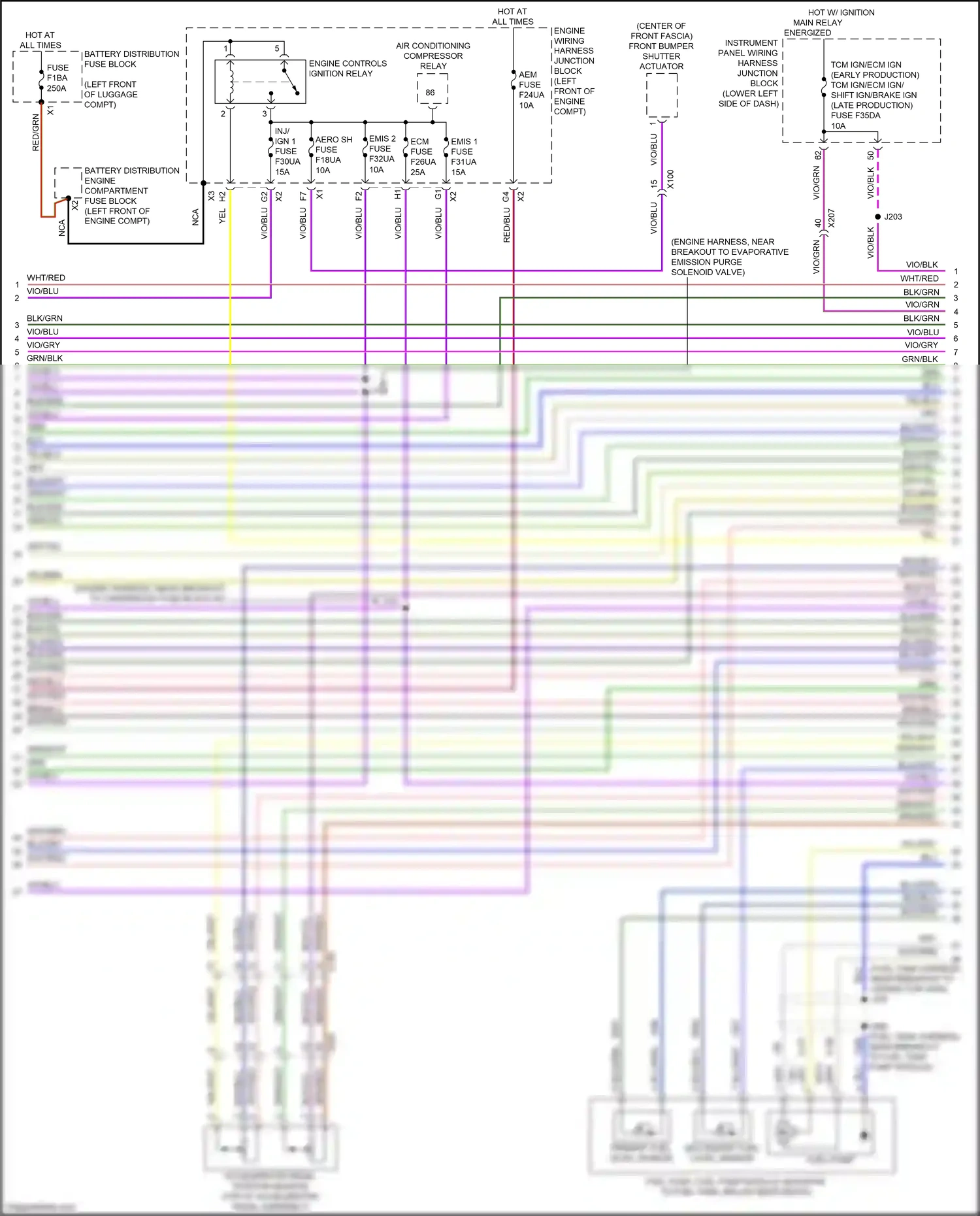 Cadillac CT5 I (2019-2024) secondary fuel level sensor wiring diagram  (2 of 3)