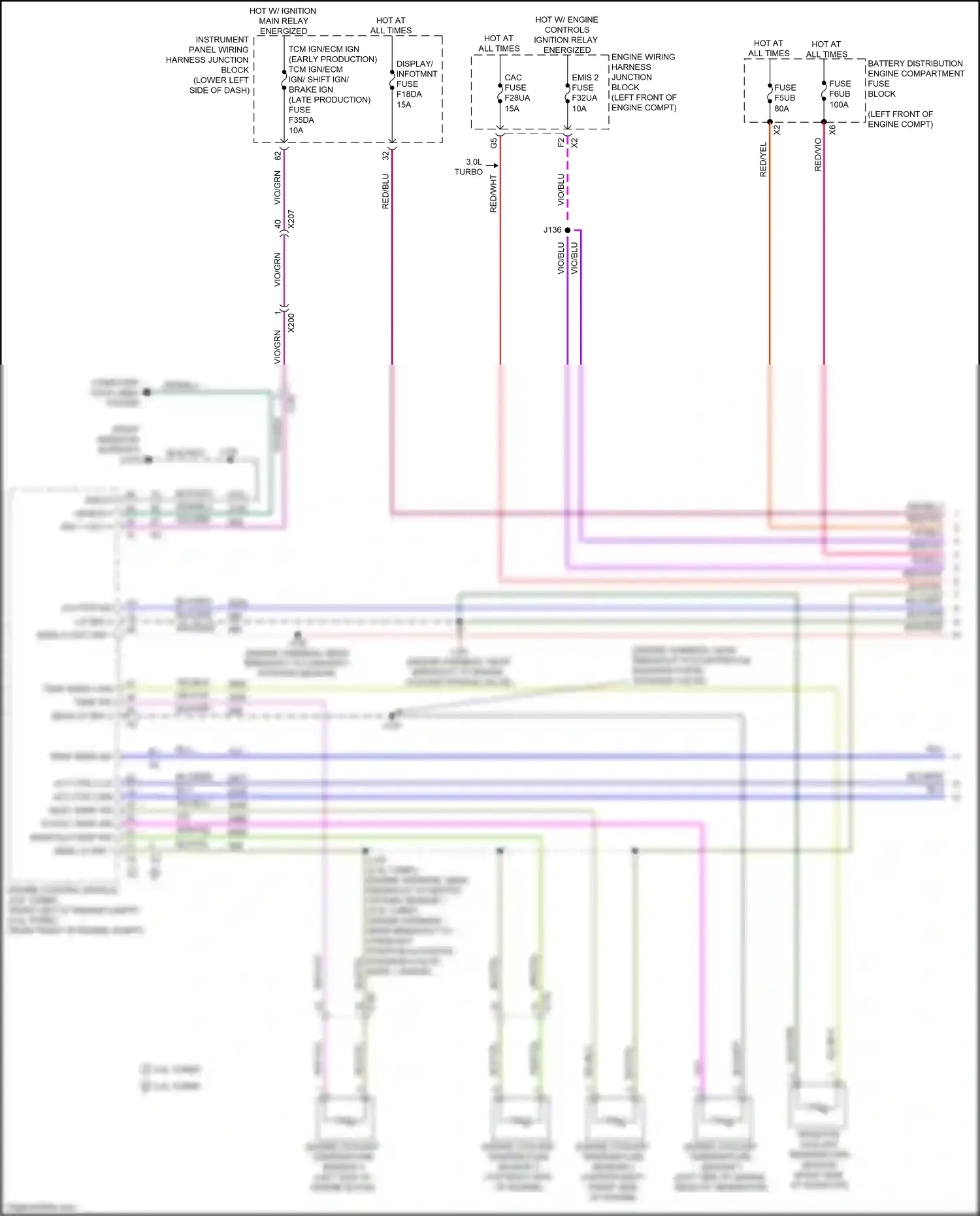 Cadillac CT5 I (2019-2024) sens 5 volt ref 1 wiring diagram  (1 of 1)