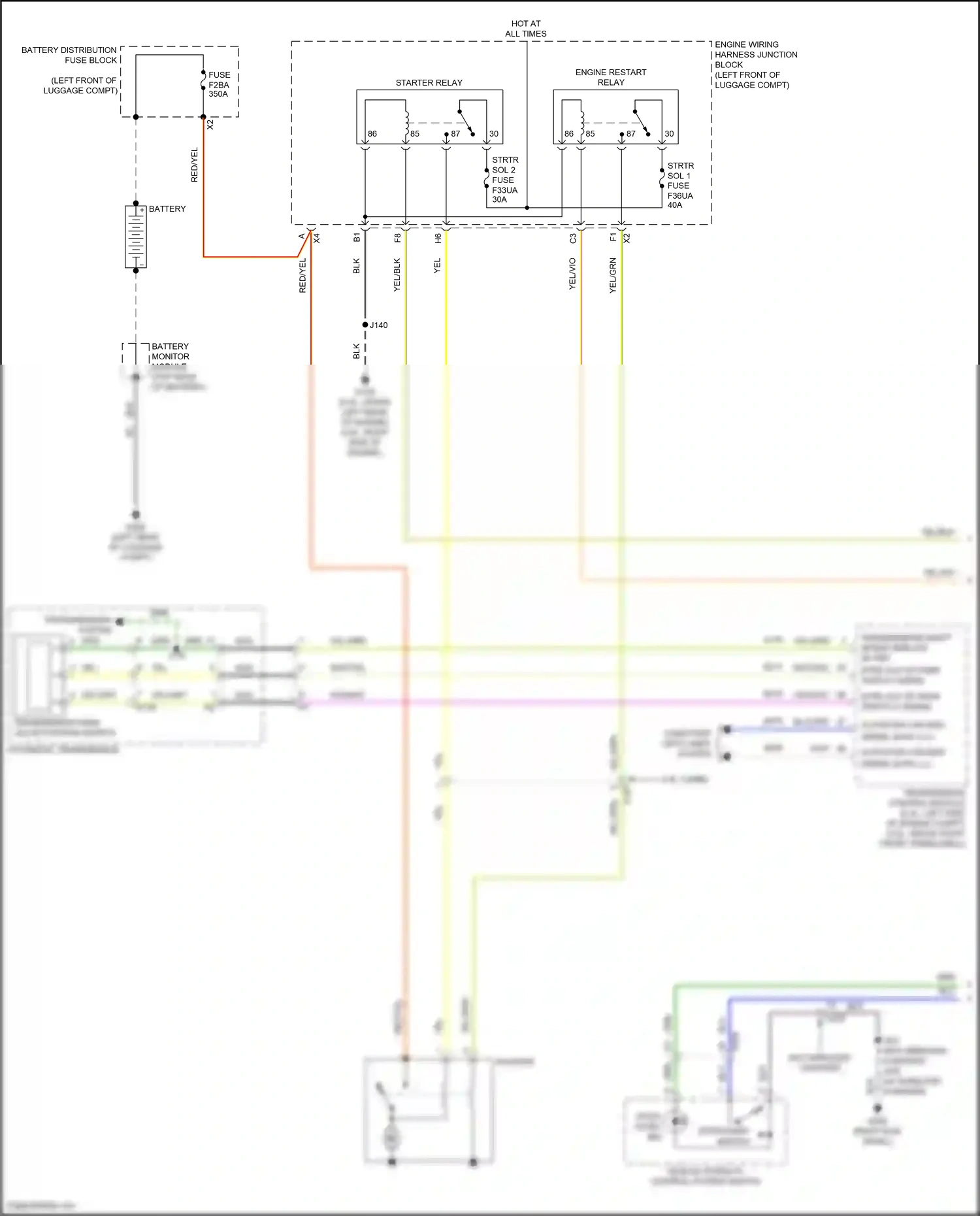 Cadillac CT5 I (2019-2024) stop/ start ind wiring diagram  (1 of 1)