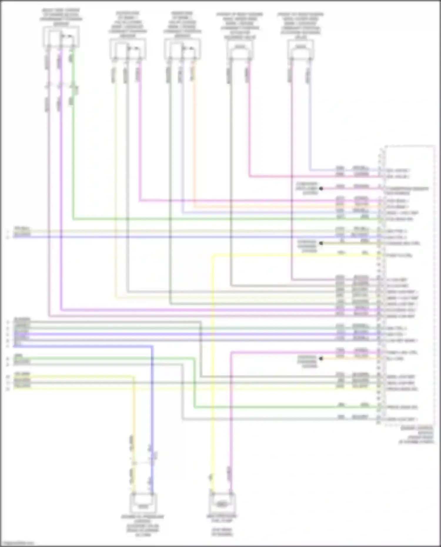 Wiring diagram vio/brn for Cadillac CT5 I (2019-2024) (5 of 5)