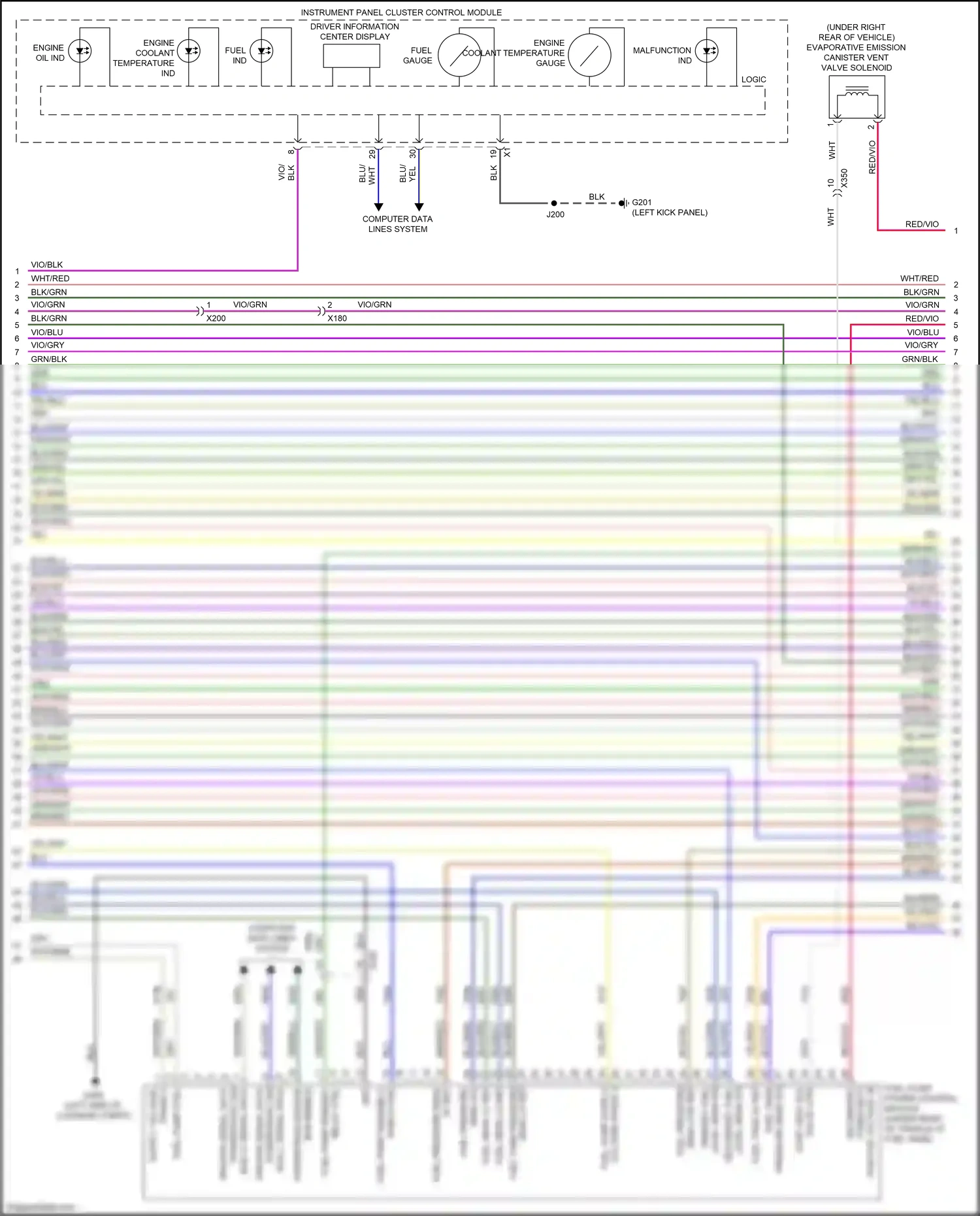 Cadillac CT5 I (2019-2024) voltage phase 2 wiring diagram  (1 of 2)