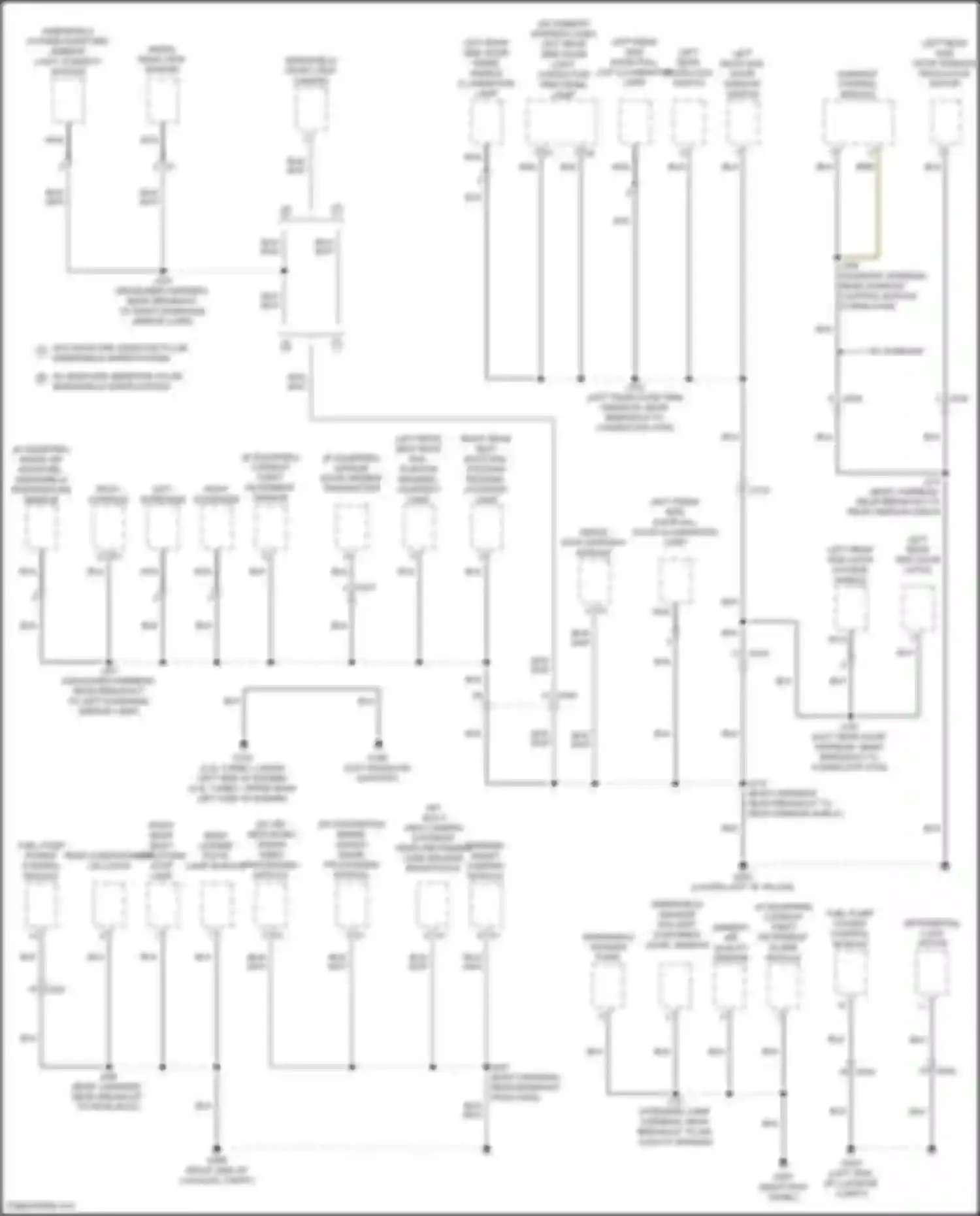 Wiring diagram inside rear view mirror for Cadillac CT5 I (2019-2024)