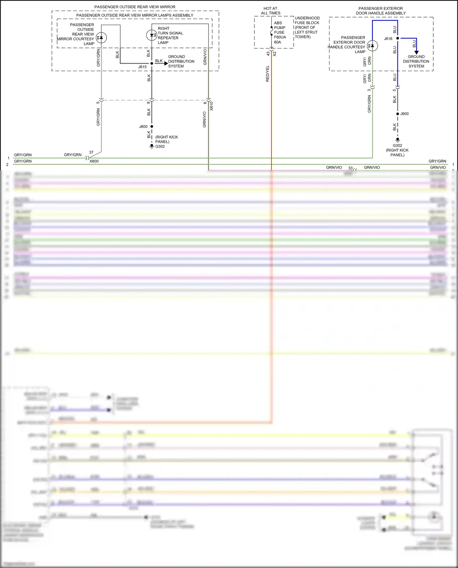 Cadillac CT6 I facelift (2018-2023) computer data lines system wiring diagram  (55 of 122)