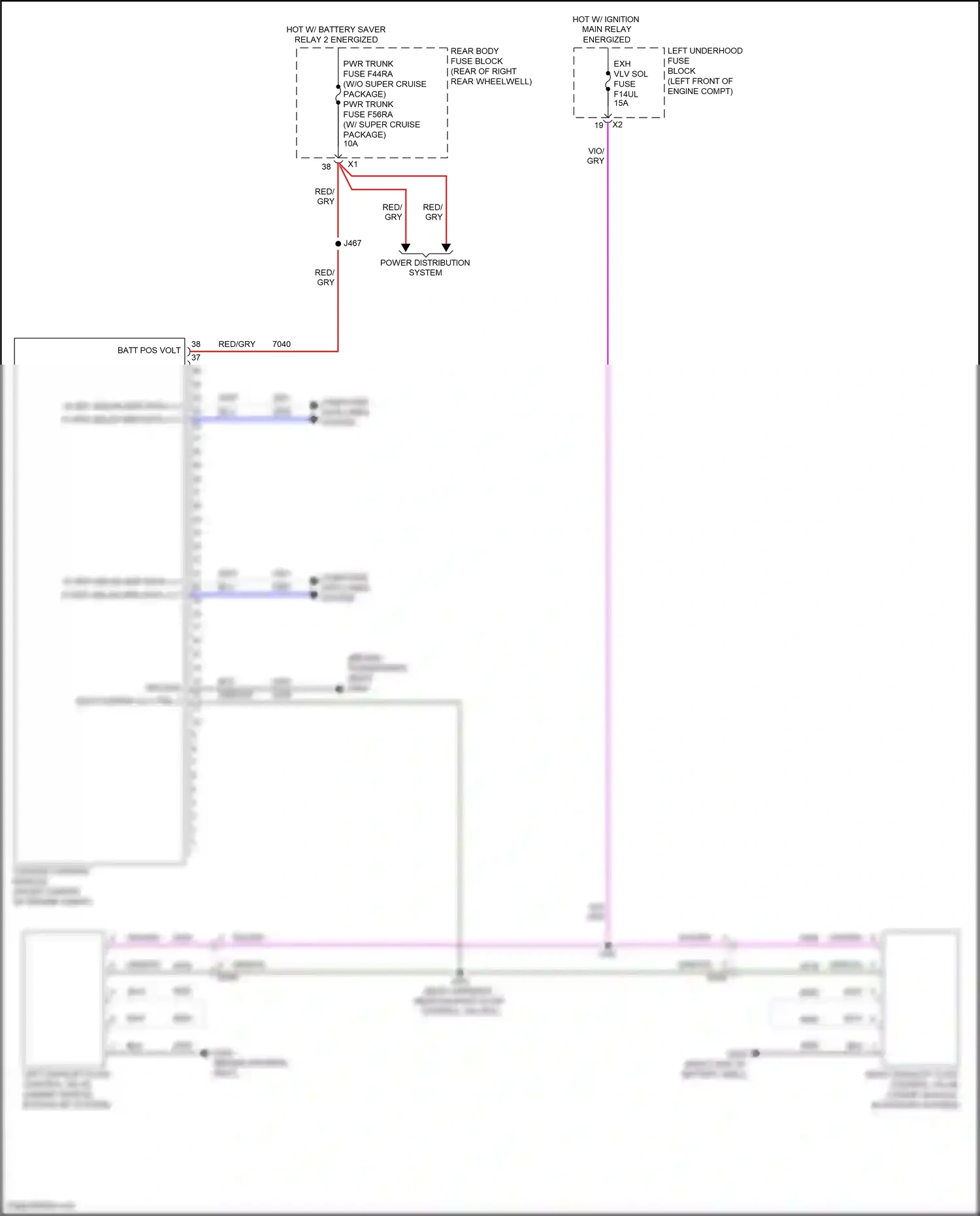 Cadillac CT6 I facelift (2018-2023) computer data lines system wiring diagram  (42 of 122)