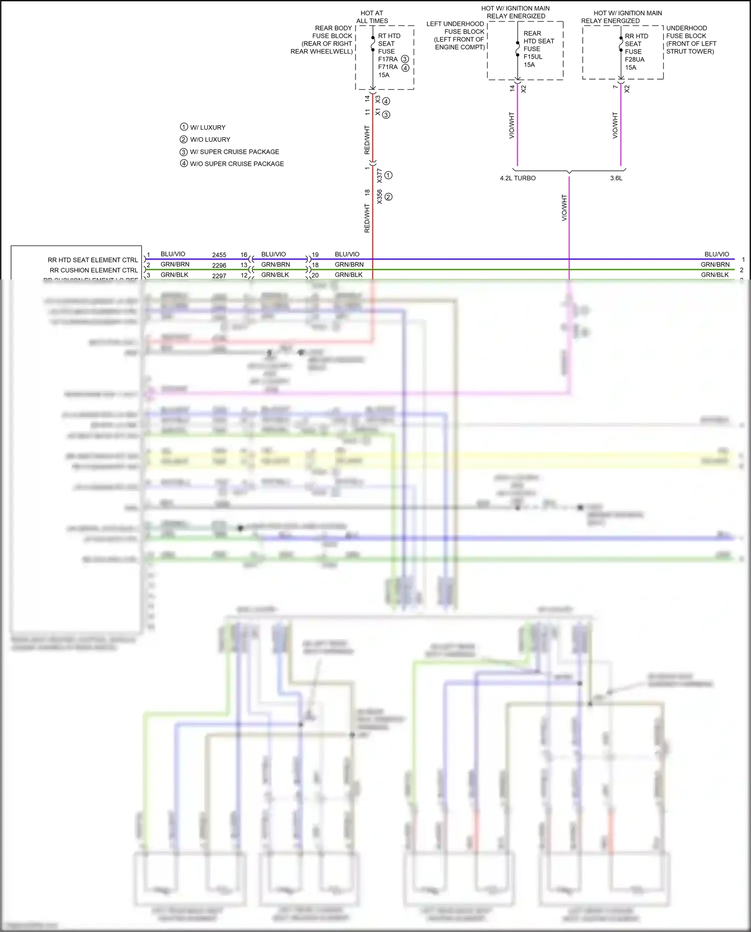 Cadillac CT6 I facelift (2018-2023) computer data lines system wiring diagram  (115 of 122)