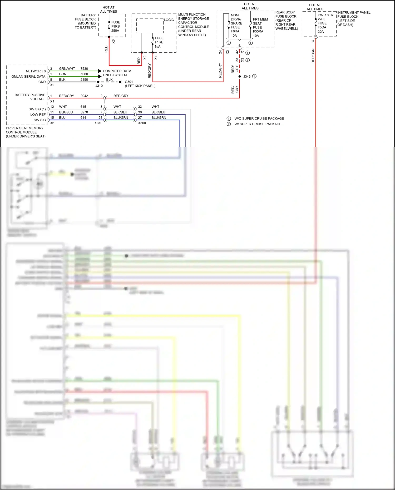 Cadillac CT6 I facelift (2018-2023) computer data lines system wiring diagram  (47 of 122)