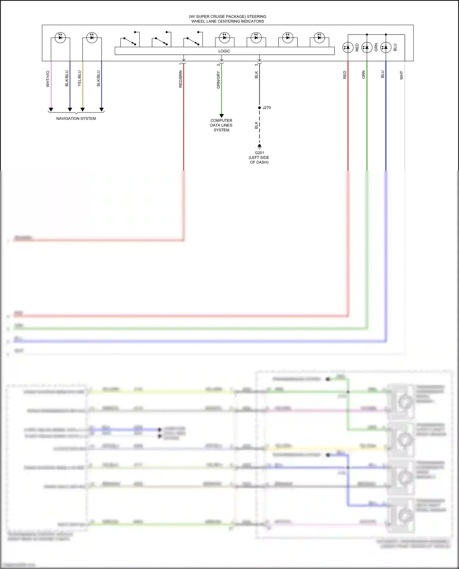 Cadillac CT6 I facelift (2018-2023) computer data lines system wiring diagram  (76 of 122)