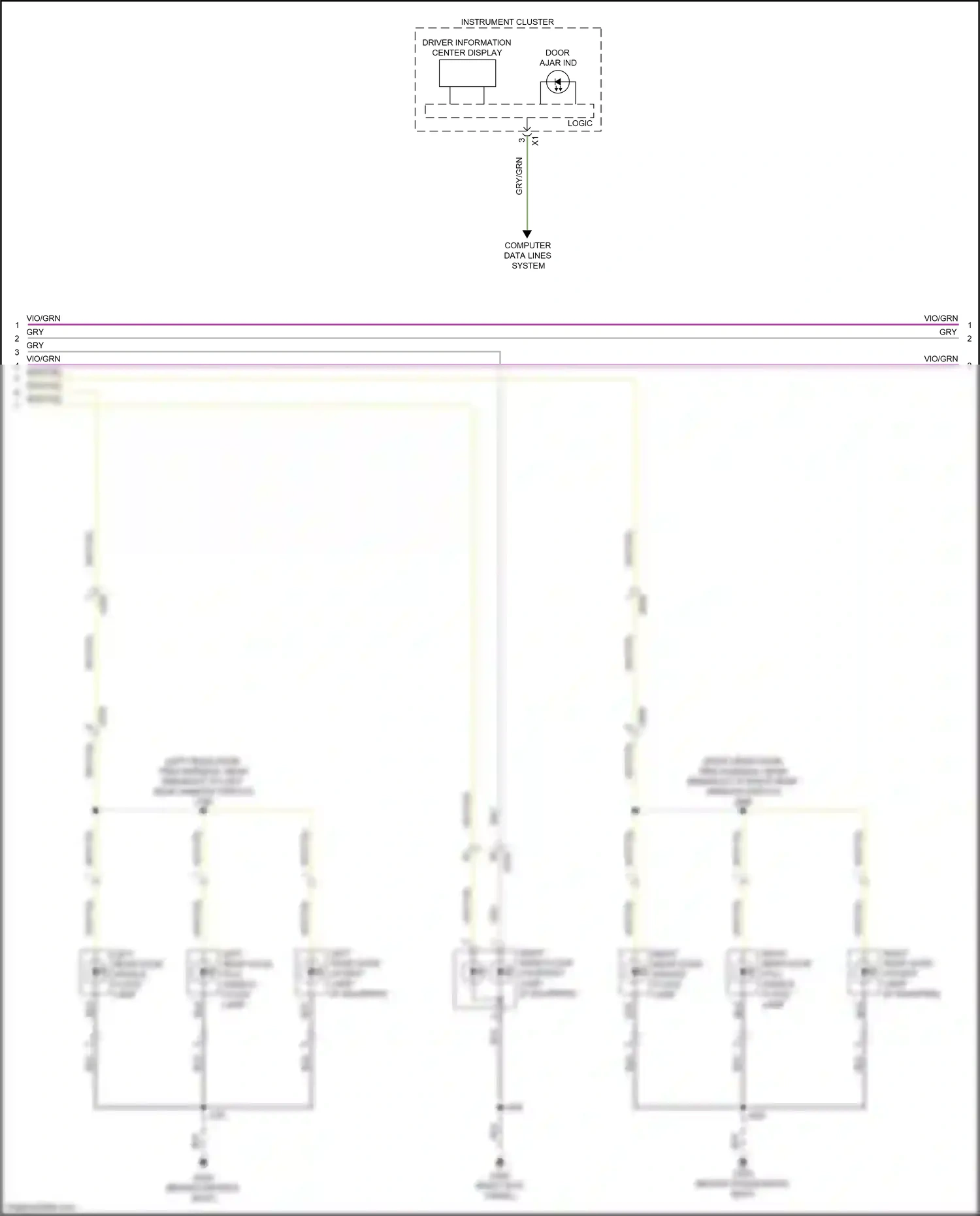 Cadillac CT6 I facelift (2018-2023) computer data lines system wiring diagram  (24 of 122)