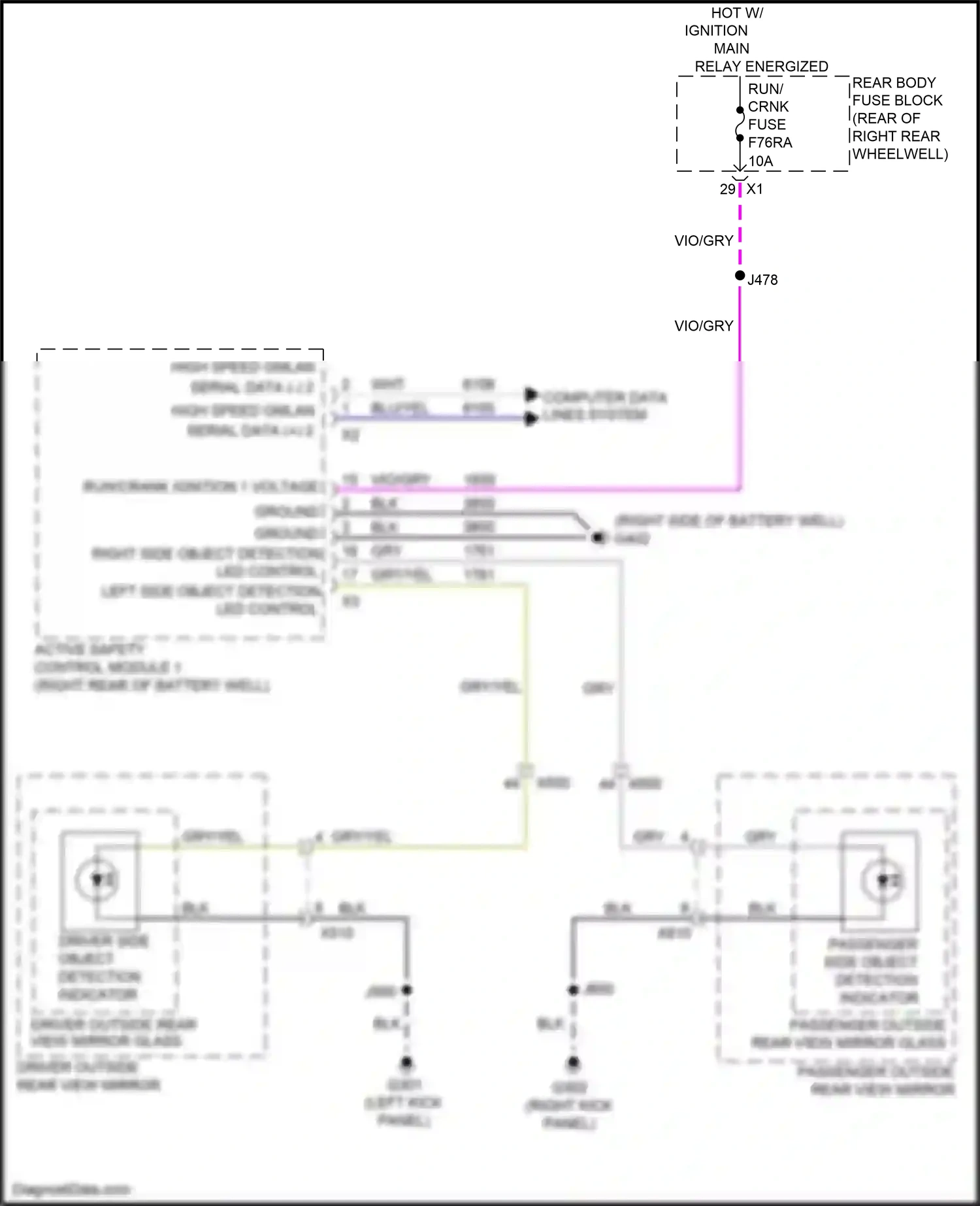 Cadillac CT6 I facelift (2018-2023) computer data lines system wiring diagram  (1 of 122)