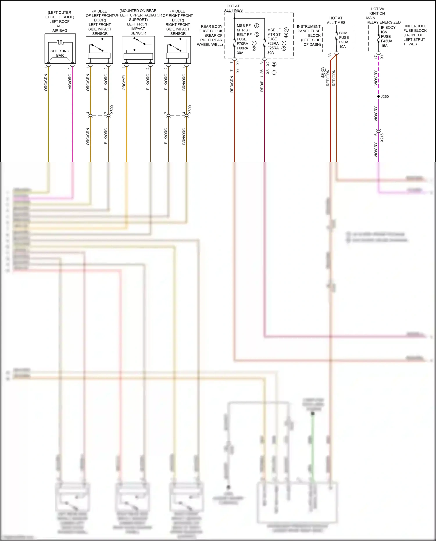 Cadillac CT6 I facelift (2018-2023) computer data lines system wiring diagram  (109 of 122)