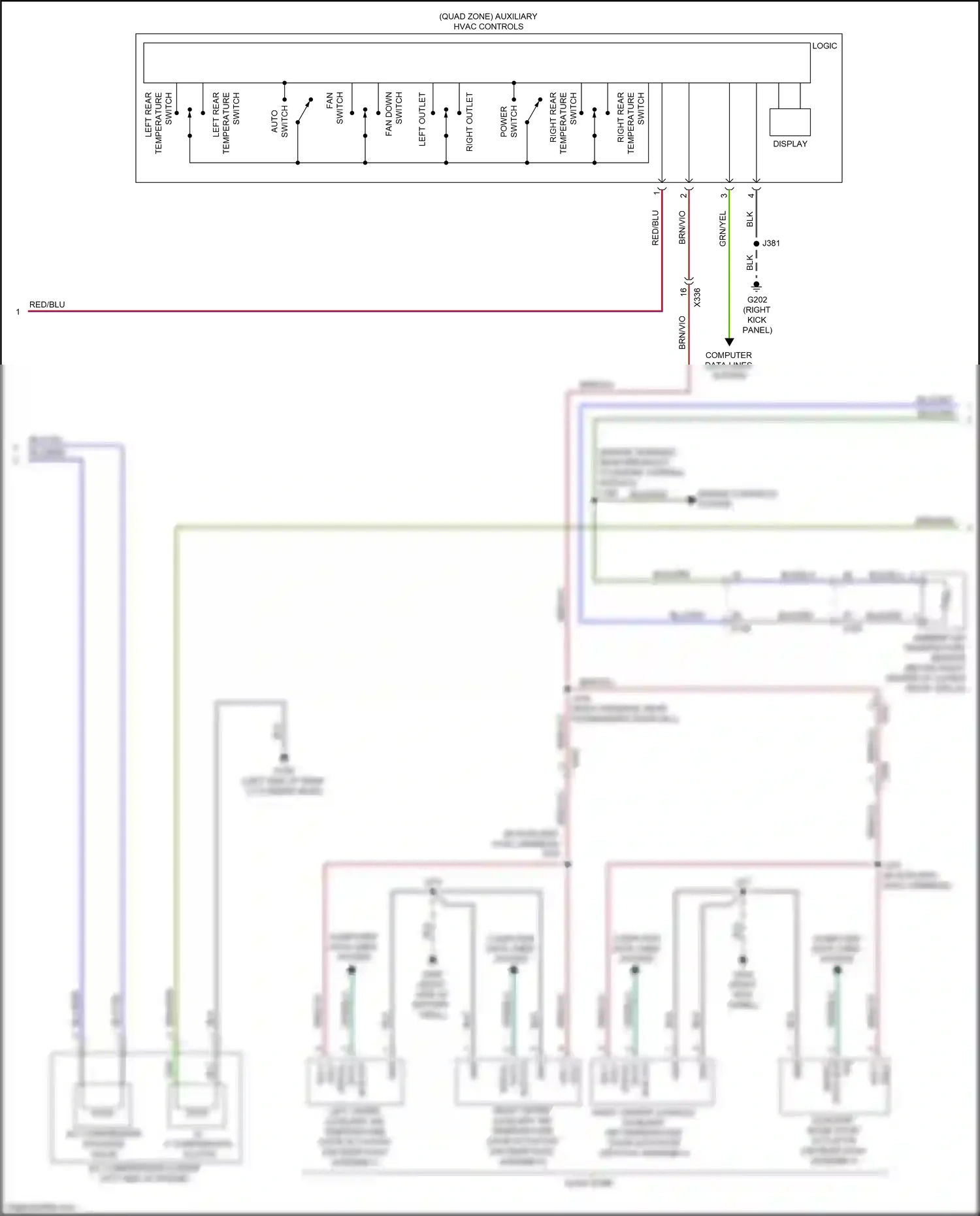 Cadillac CT6 I facelift (2018-2023) computer data lines system wiring diagram  (72 of 122)