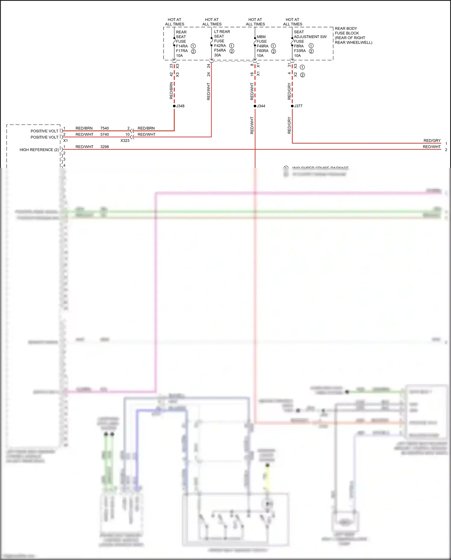 Cadillac CT6 I facelift (2018-2023) computer data lines system wiring diagram  (36 of 122)