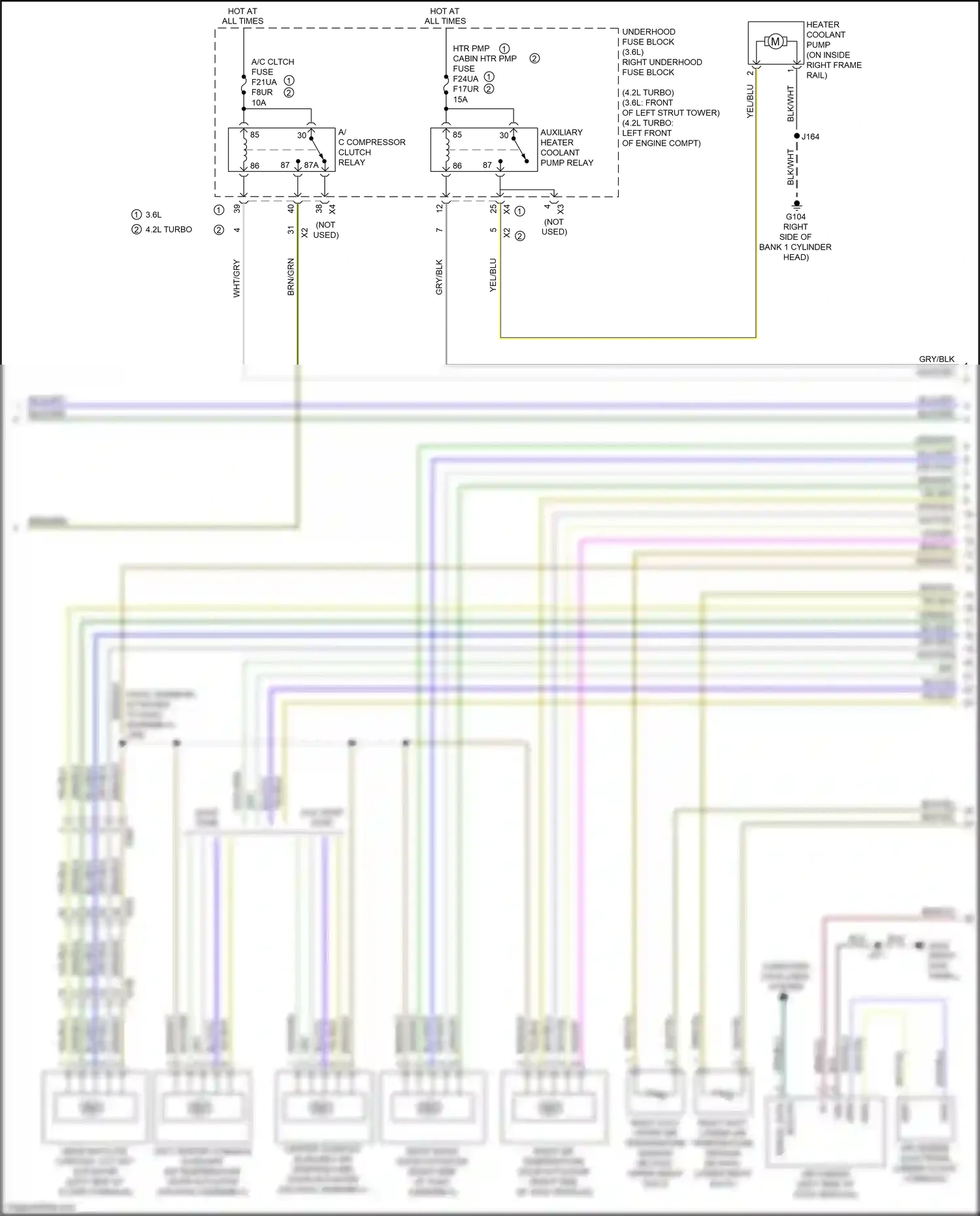 Cadillac CT6 I facelift (2018-2023) computer data lines system wiring diagram  (82 of 122)