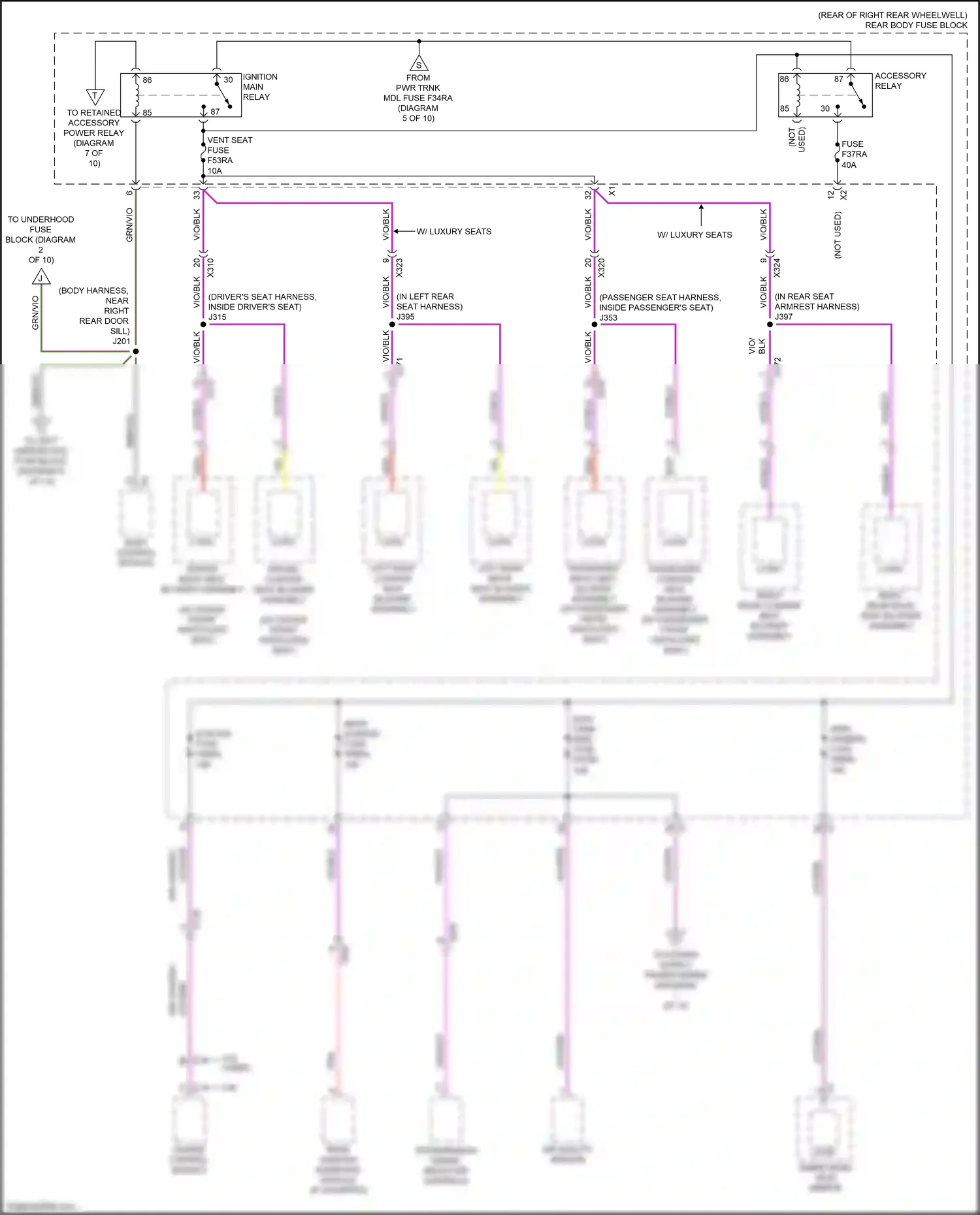 Cadillac CT6 I facelift (2018-2023) engine control module wiring diagram  (5 of 25)
