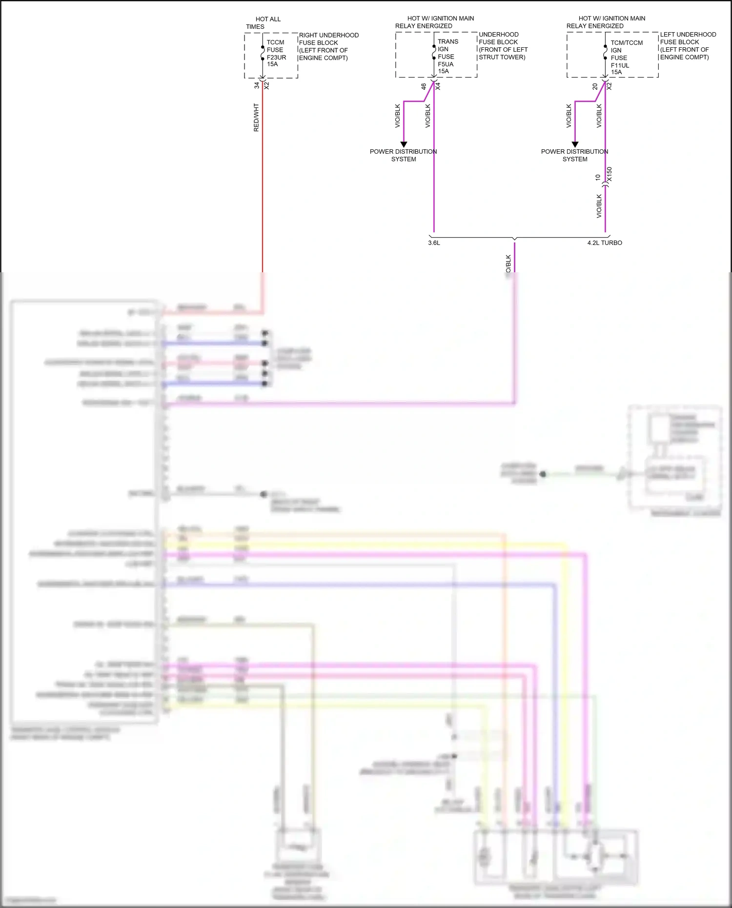Cadillac CT6 I facelift (2018-2023) incremental encoder sens low ref wiring diagram  (1 of 1)