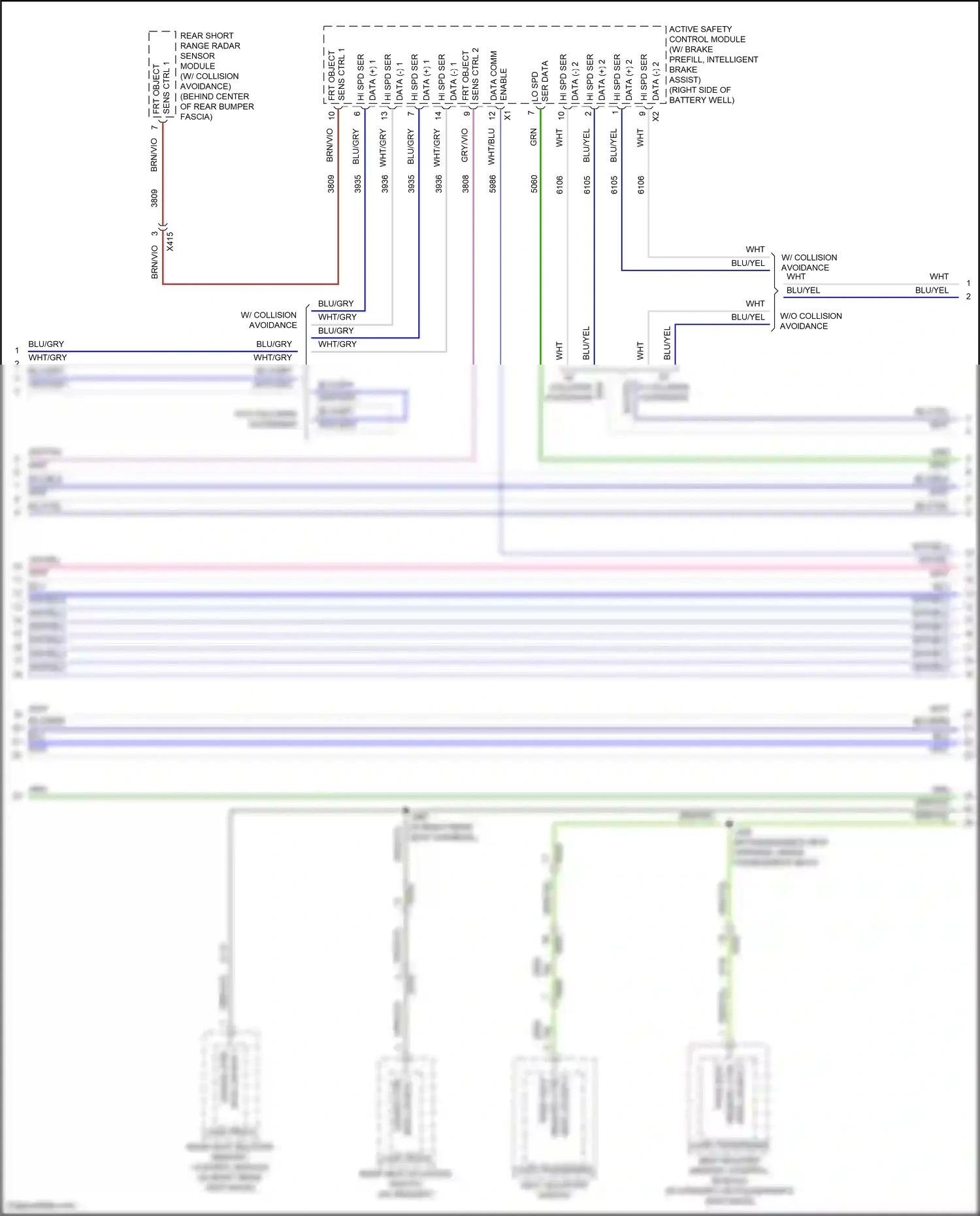 Cadillac CT6 I facelift (2018-2023) memory ctrl wiring diagram  (1 of 1)