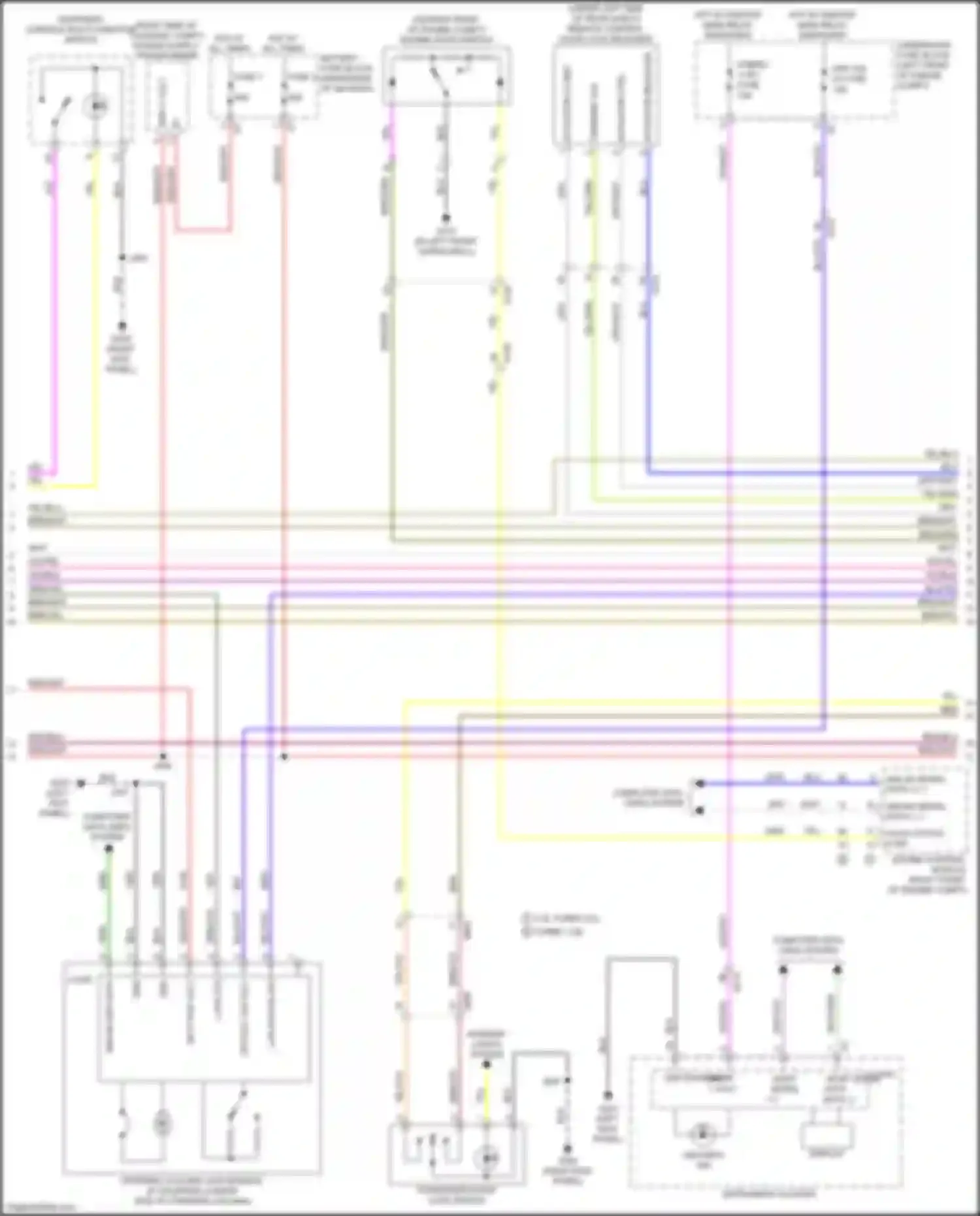 CT6 Cadillac I (2016-2019): Forced entry circuit (3 of 5)