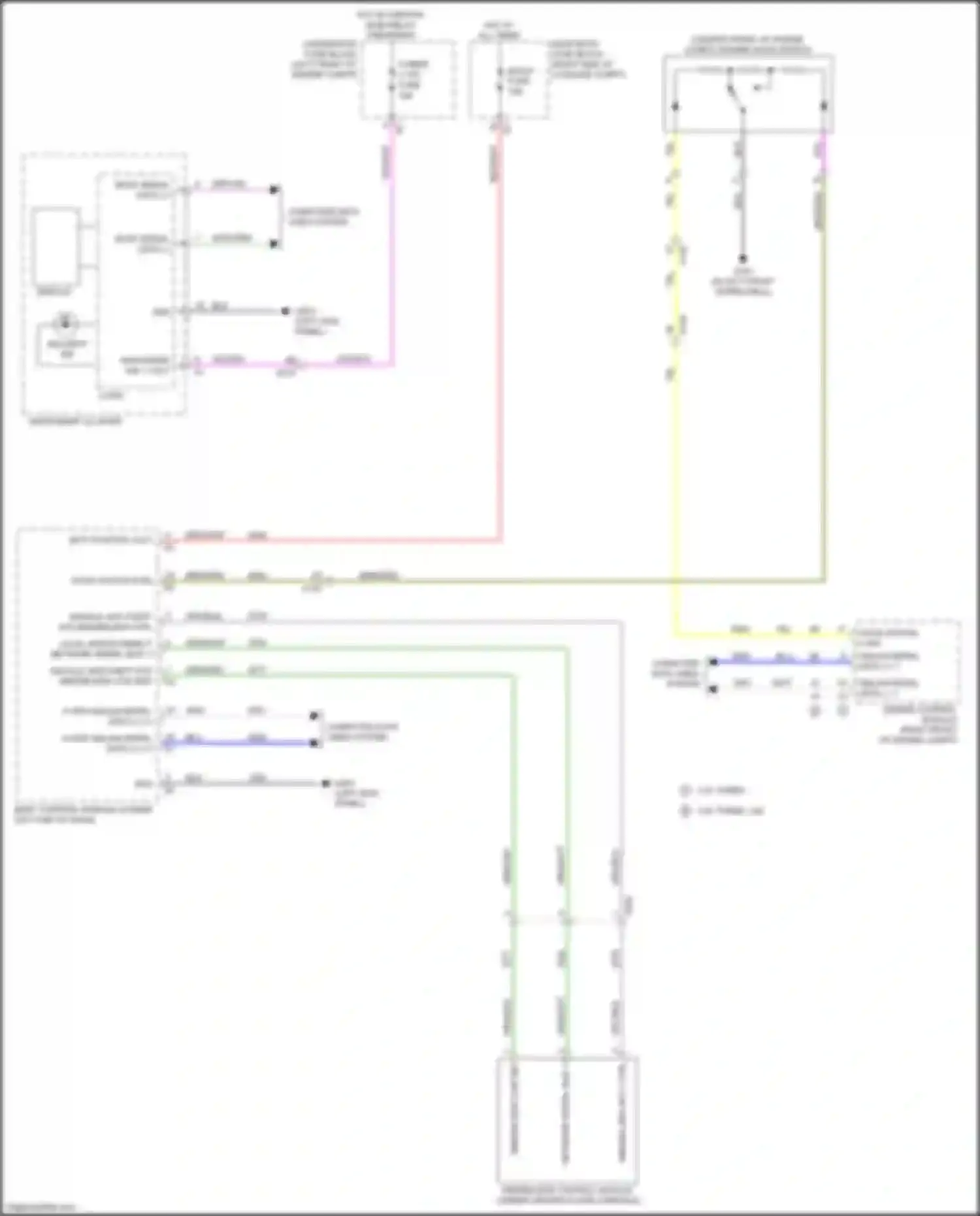 CT6 Cadillac I (2016-2019): Pass-key circuit