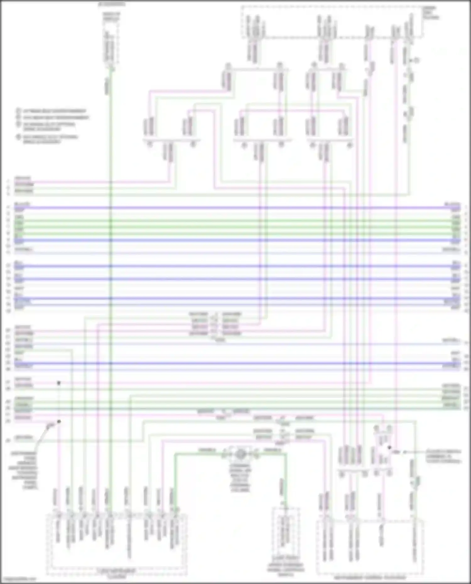 CT6 Cadillac I (2016-2019): Computer data lines circuit, except hybrid w/o super cruise package (4 of 13)