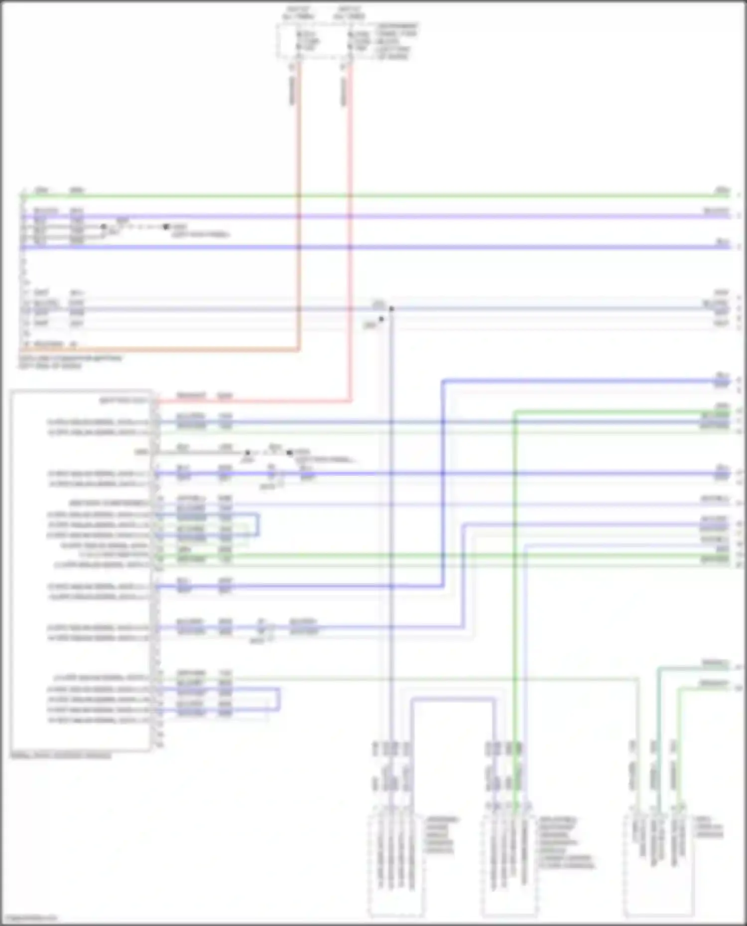 CT6 Cadillac I (2016-2019): Computer data lines circuit, except hybrid w/ super cruise package (1 of 14)
