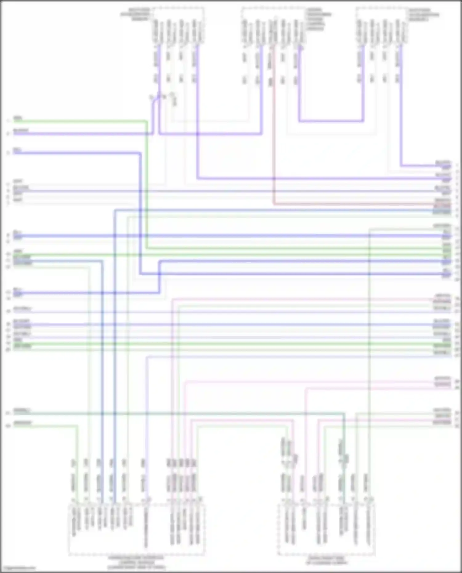 CT6 Cadillac I (2016-2019): Computer data lines circuit, except hybrid w/ super cruise package (2 of 14)