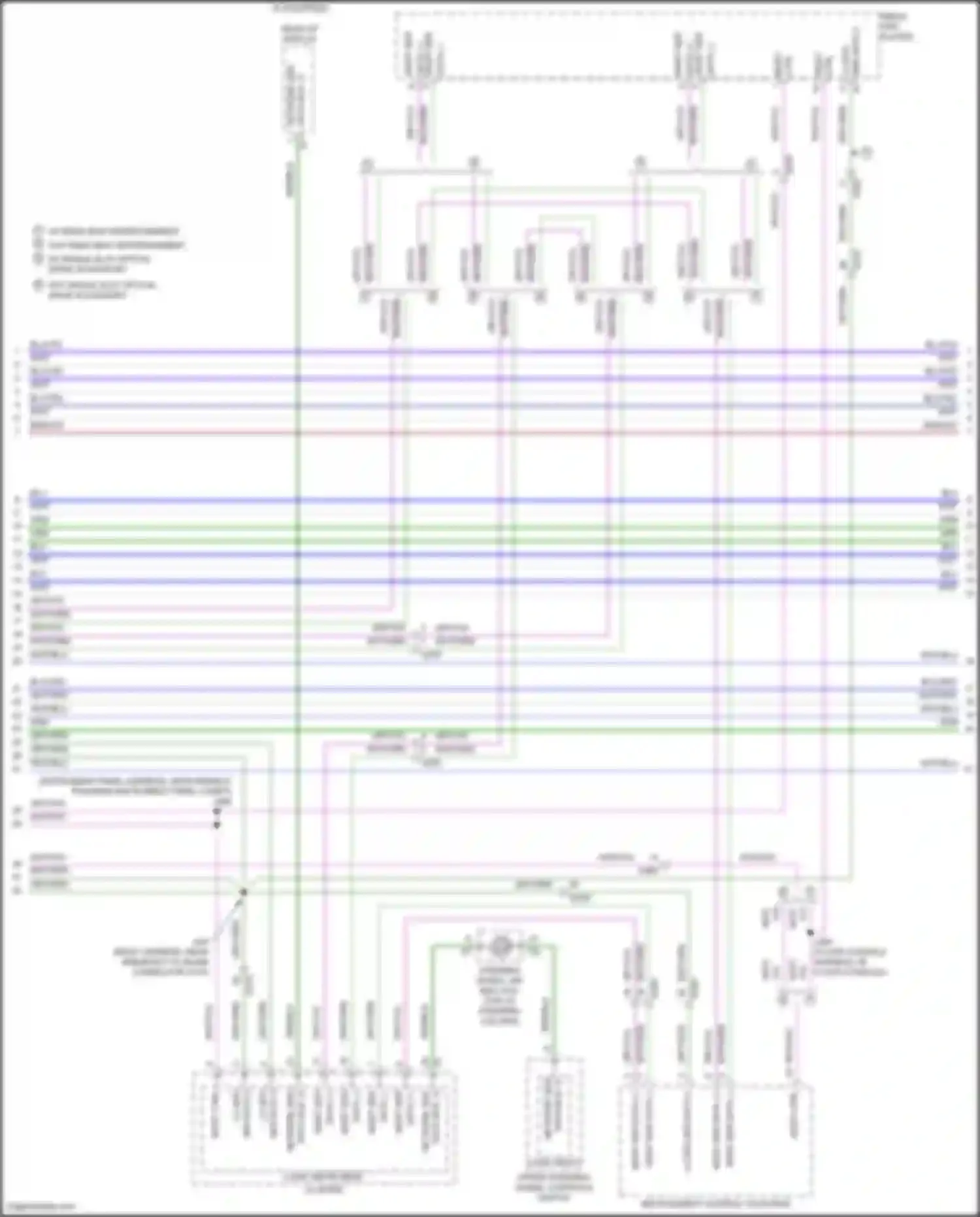 CT6 Cadillac I (2016-2019): Computer data lines circuit, except hybrid w/ super cruise package (4 of 14)