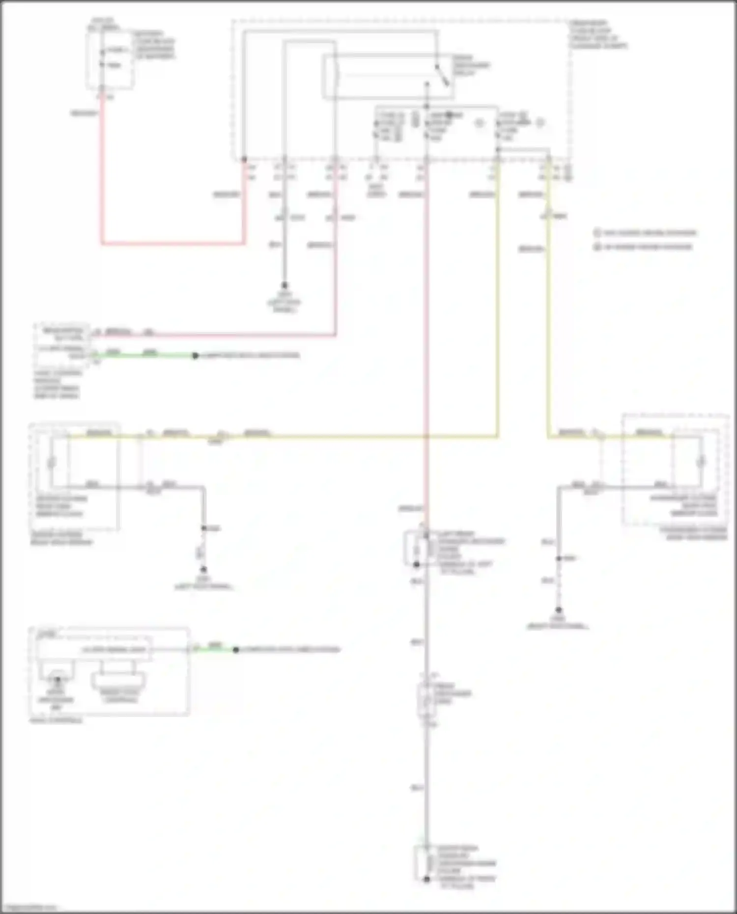 CT6 Cadillac I (2016-2019): Defoggers circuit