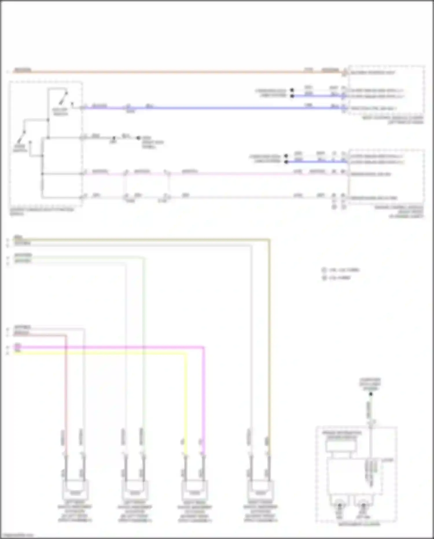CT6 Cadillac I (2016-2019): Electronic suspension circuit (2 of 2)