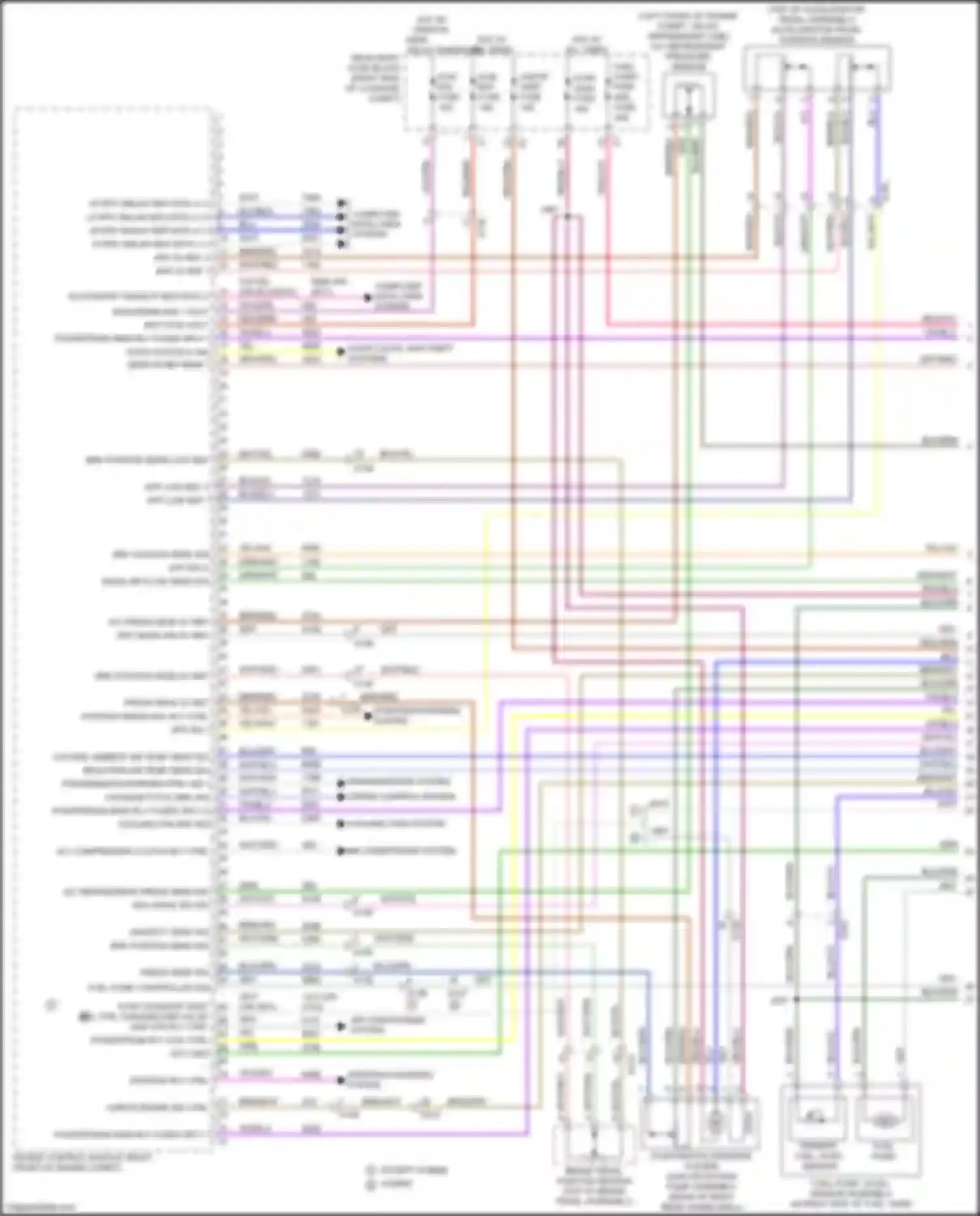 CT6 Cadillac I (2016-2019): Wiring diagram engine performance 2.0l vin x, engine controls circuit (1 of 7)