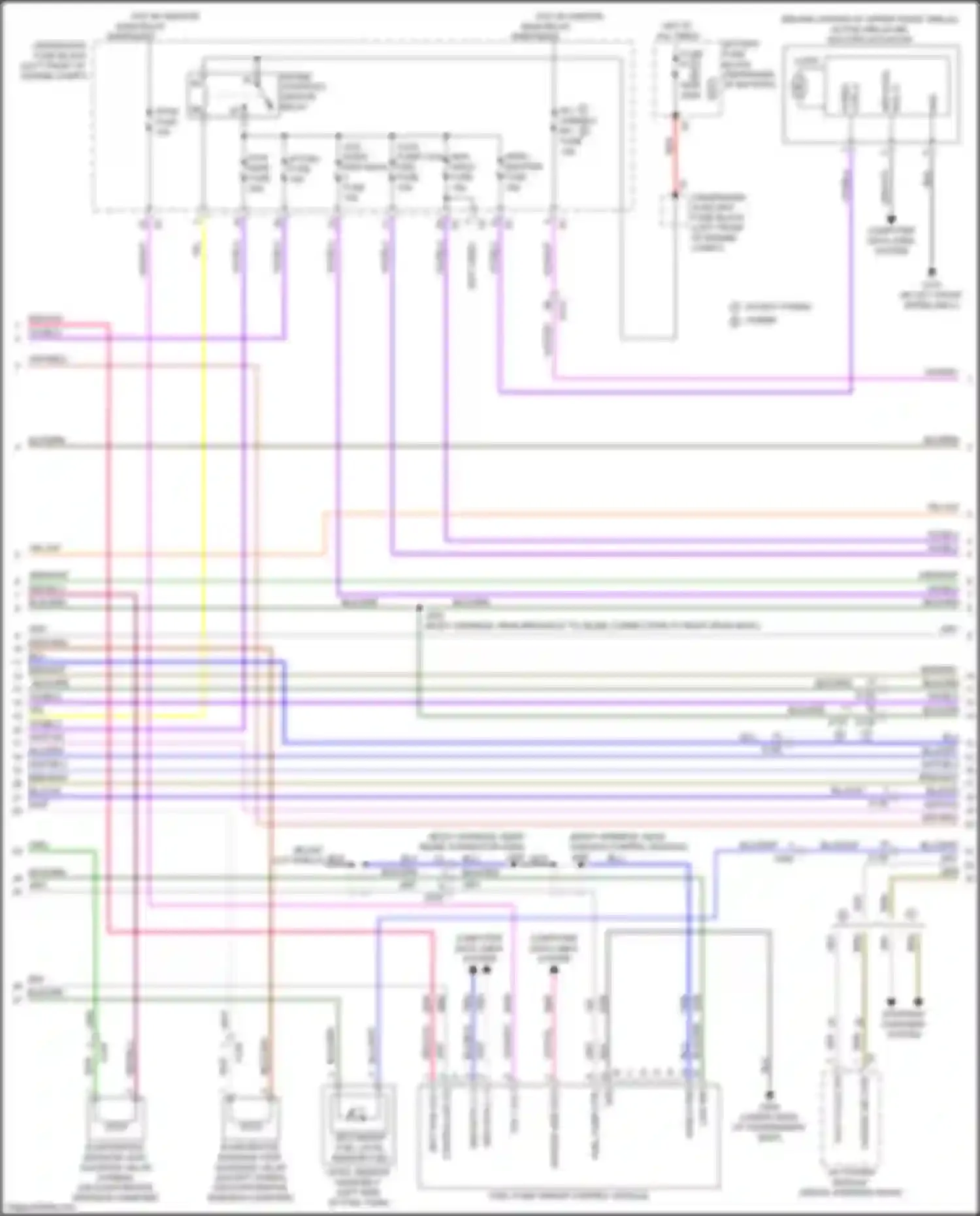 CT6 Cadillac I (2016-2019): Wiring diagram engine performance 2.0l vin x, engine controls circuit (2 of 7)