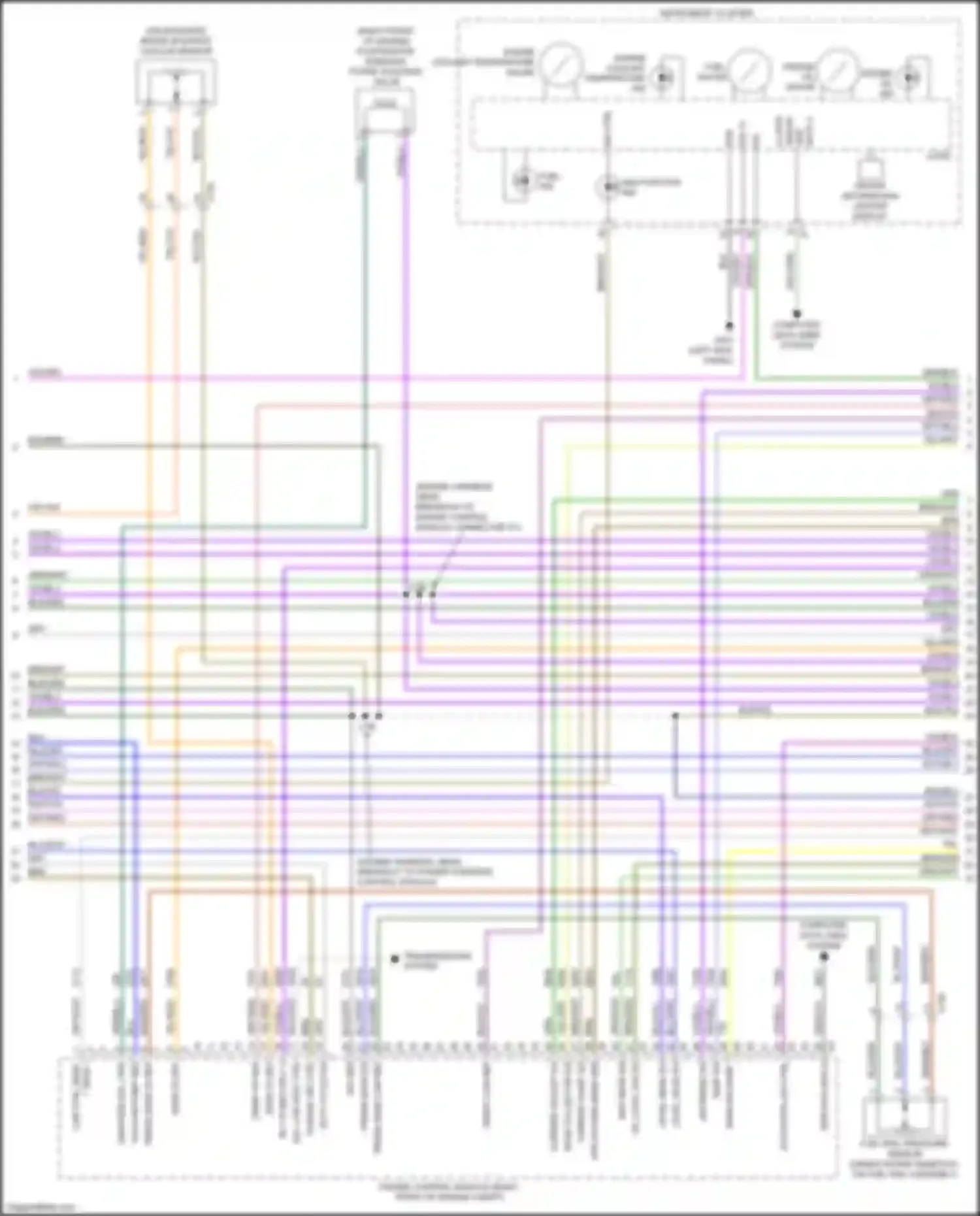 CT6 Cadillac I (2016-2019): Wiring diagram engine performance 2.0l vin x, engine controls circuit (3 of 7)