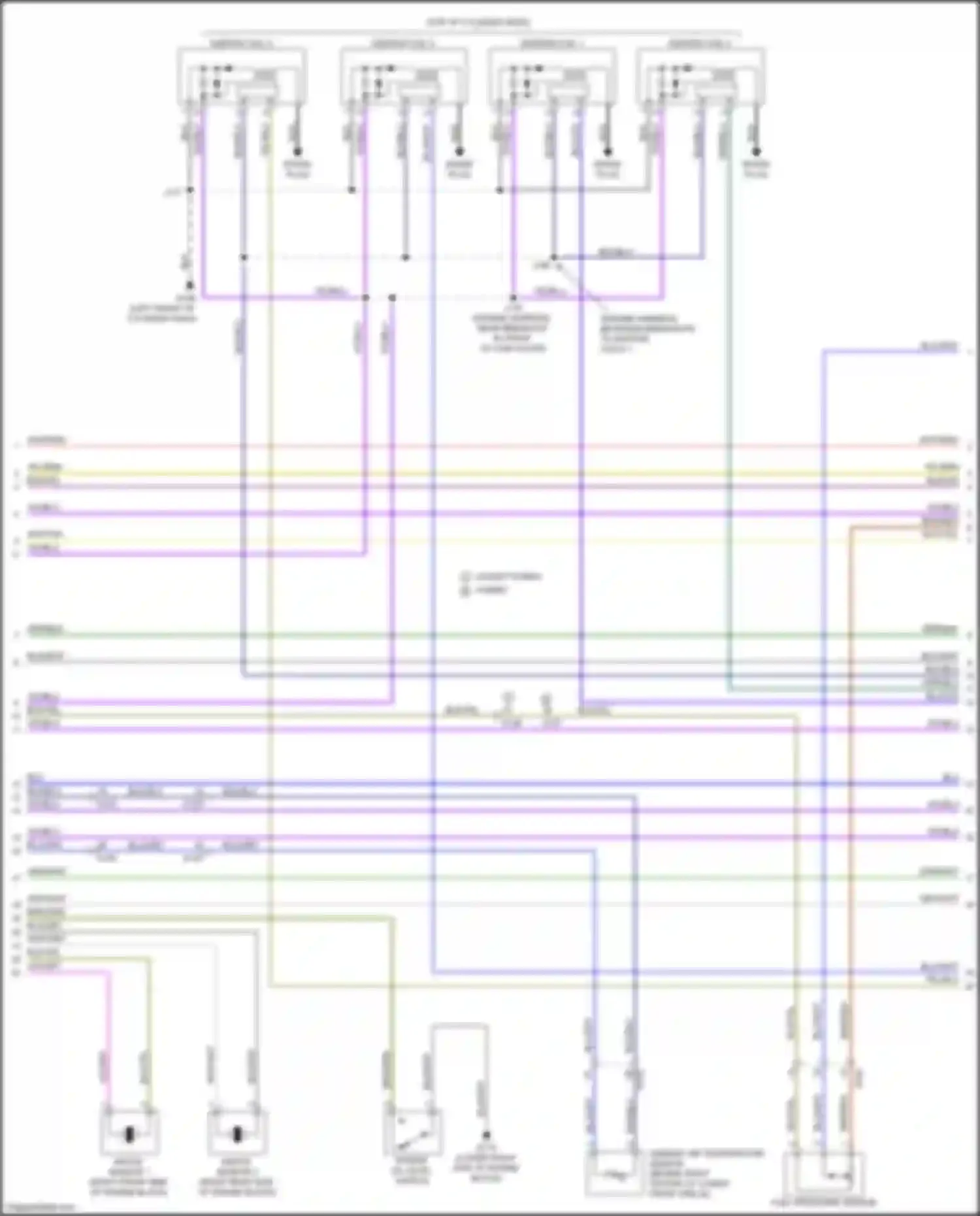 CT6 Cadillac I (2016-2019): Wiring diagram engine performance 2.0l vin x, engine controls circuit (5 of 7)